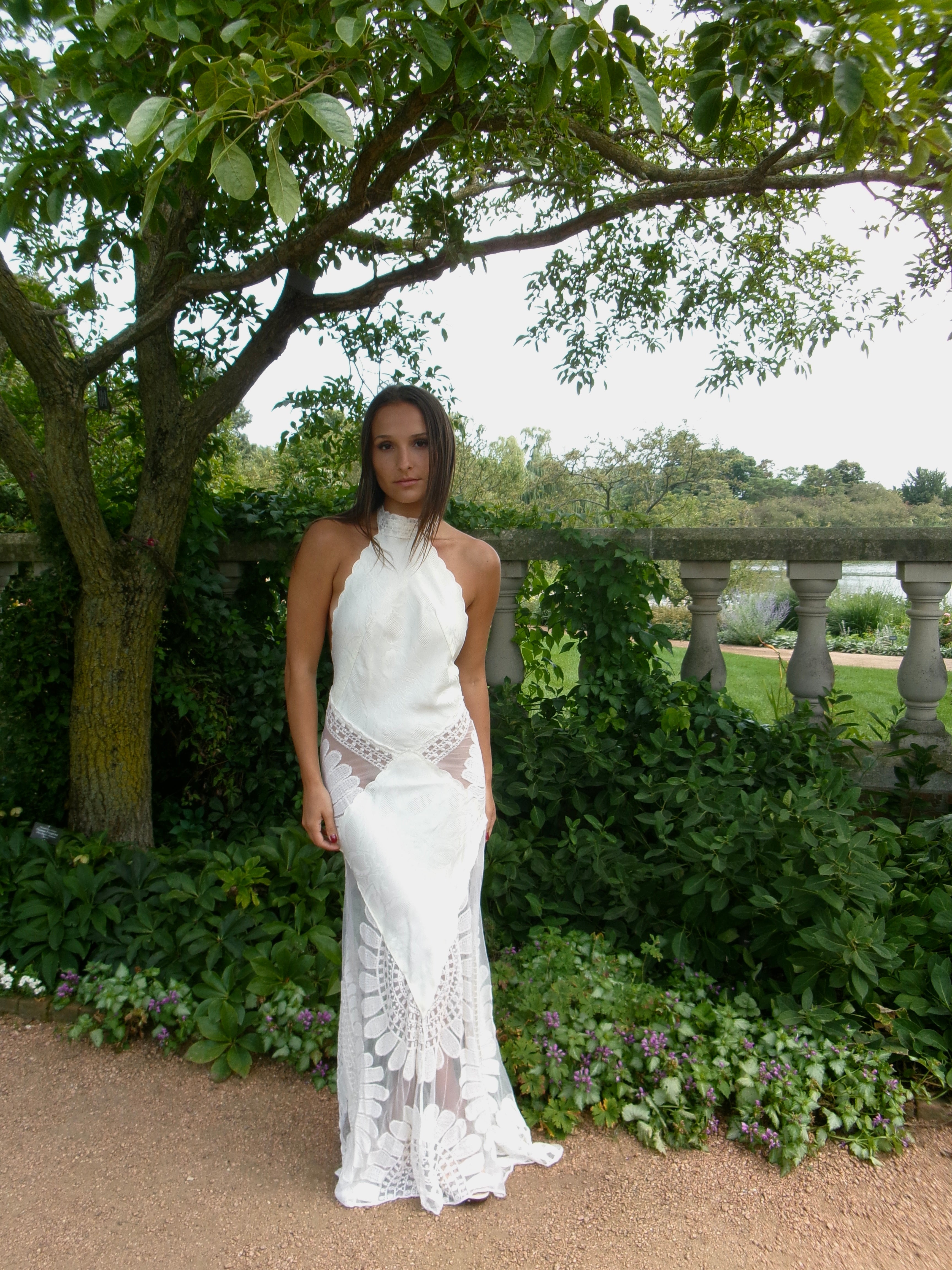 Quiet Reveal One-of-One Reconstructed Halter Gown