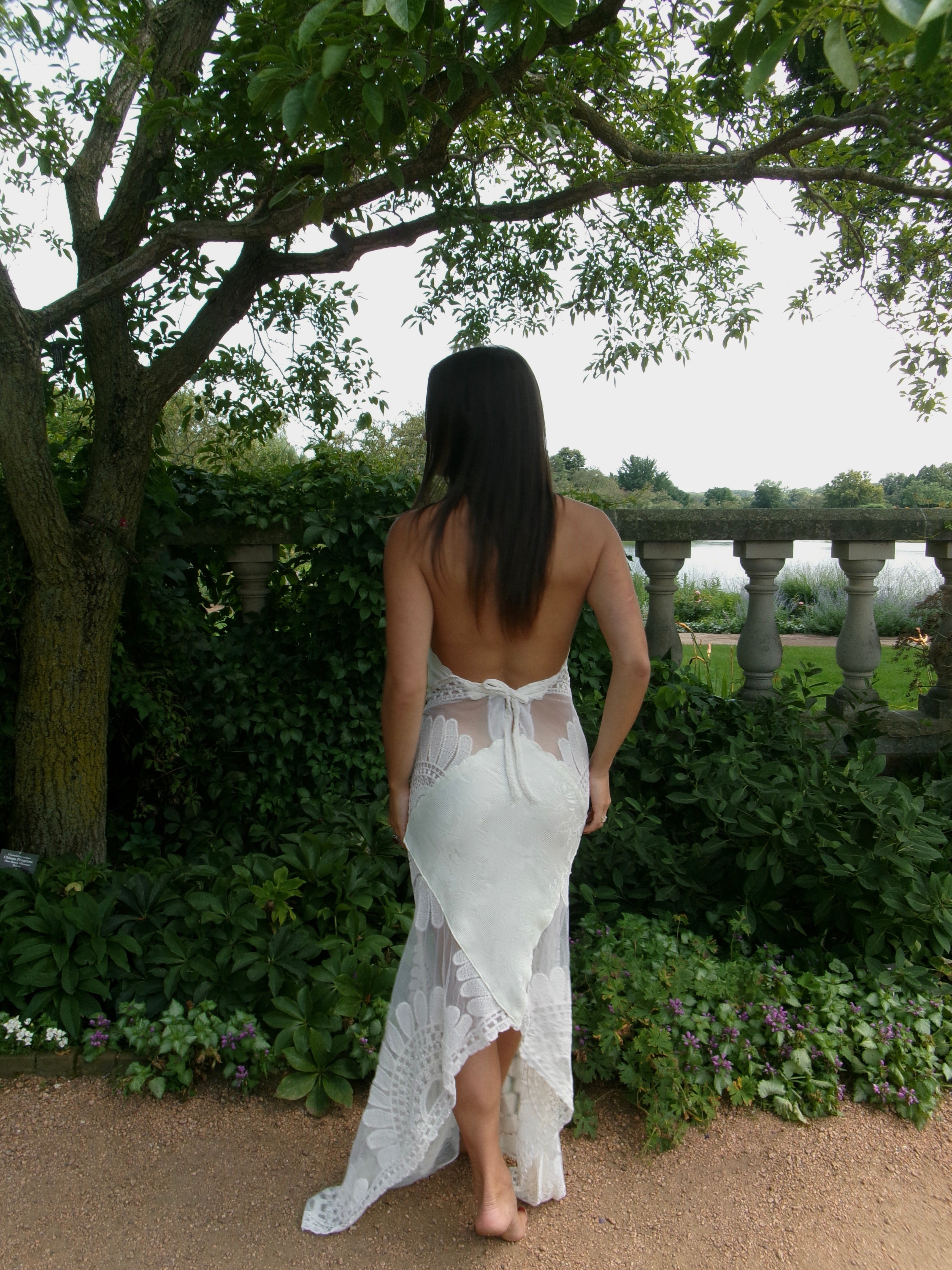 Quiet Reveal One-of-One Reconstructed Halter Gown