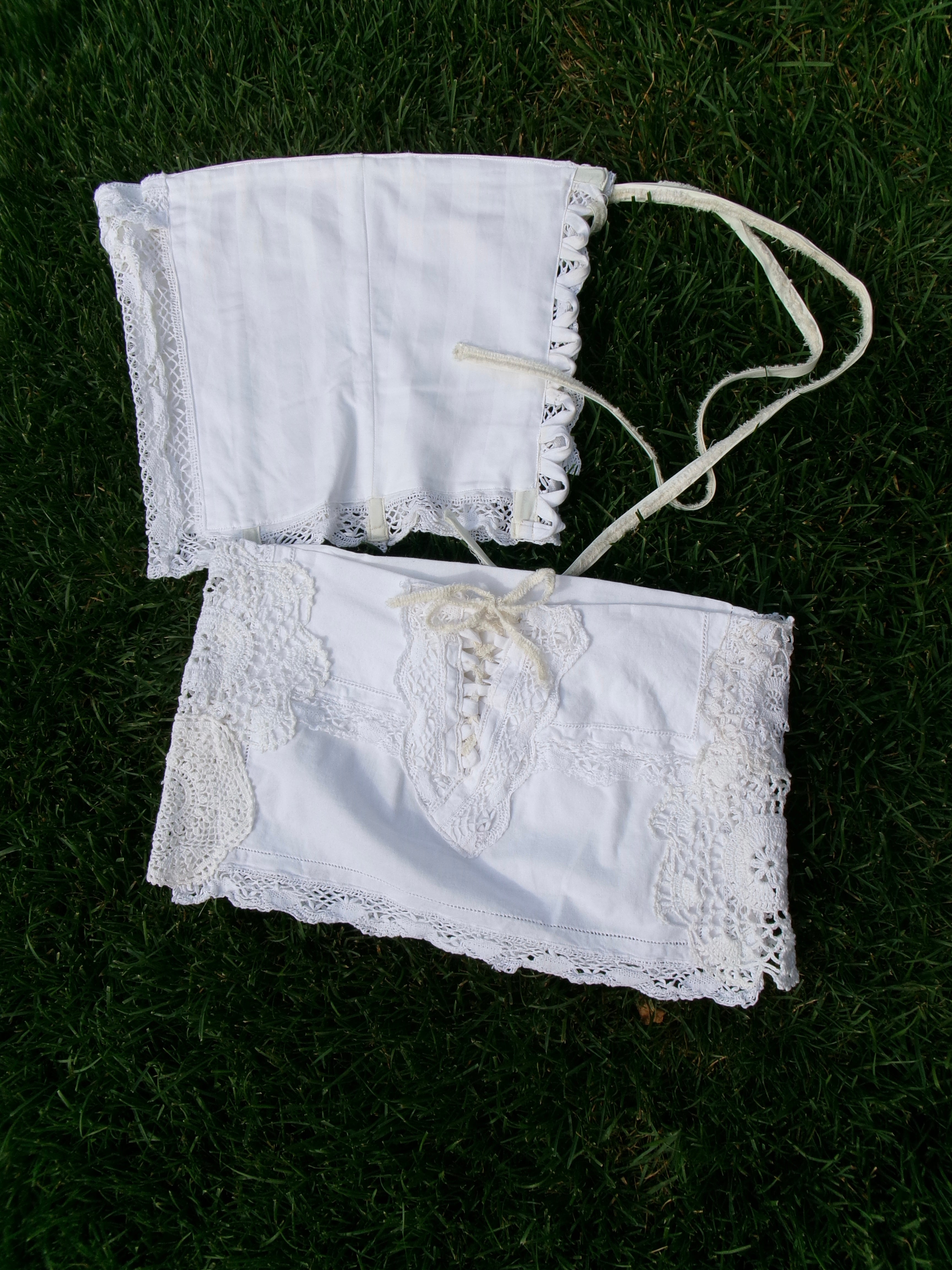Gordes morning One-of-One Reconstructed Corset Set