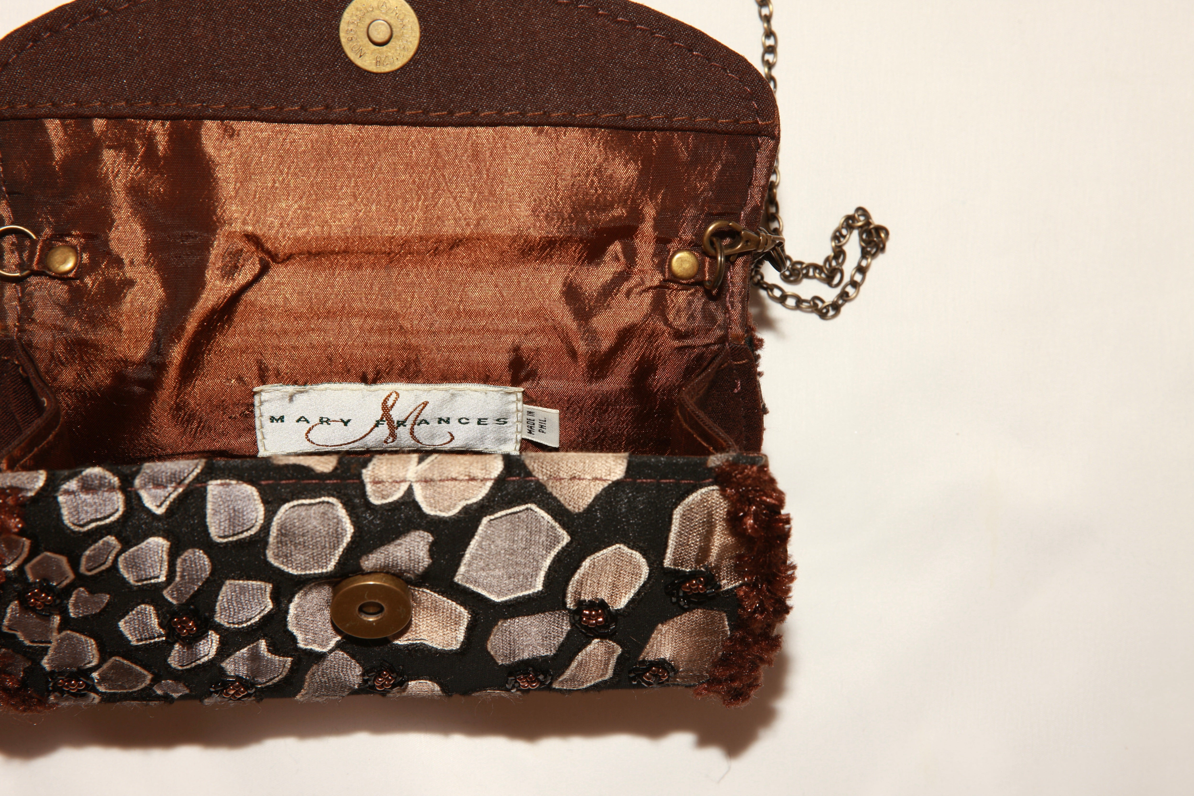 VNTG Mary Frances Beaded Mini Crossbody