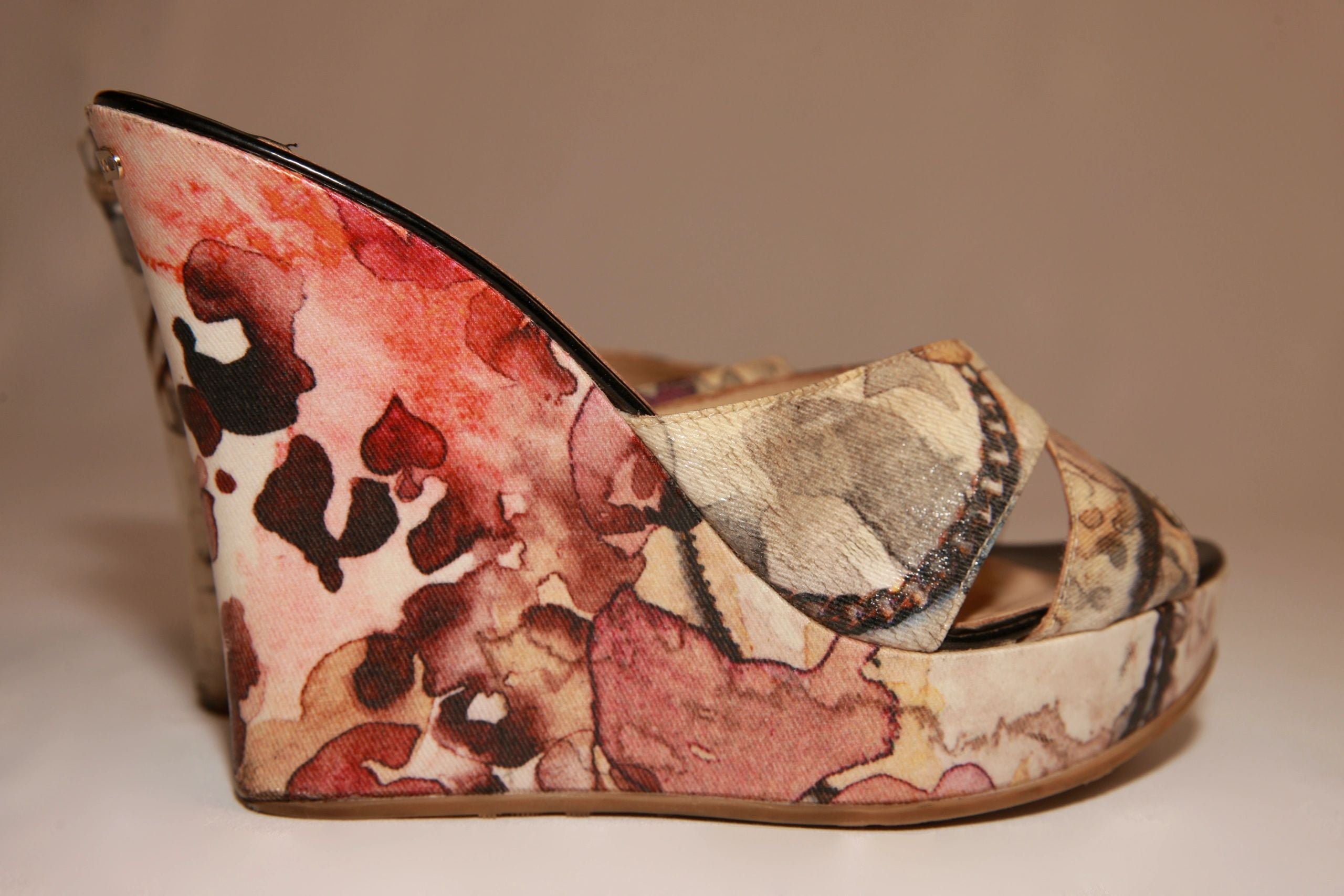 VNTG Satin Jimmy Choo Wedges - Size 38