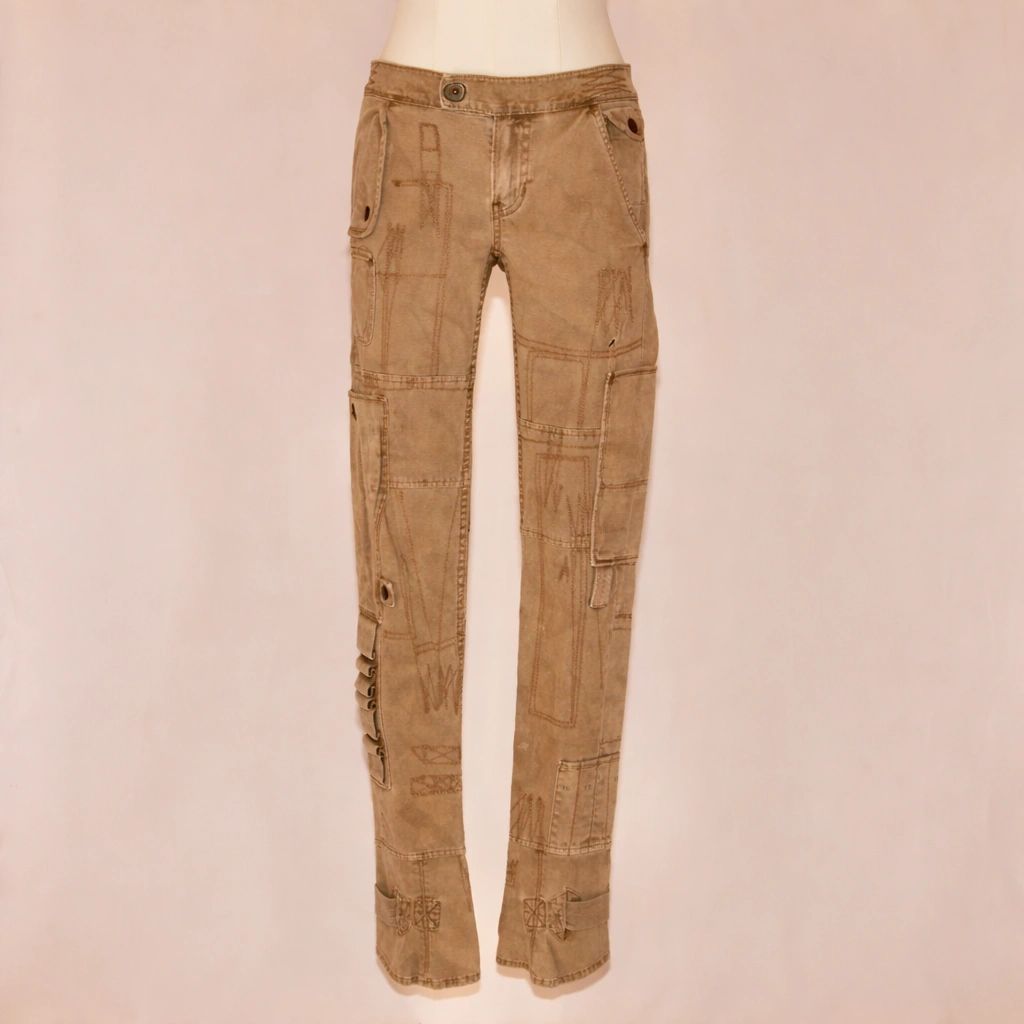 VNTG Ralph Lauren Khaki Utility Pants - Size 26