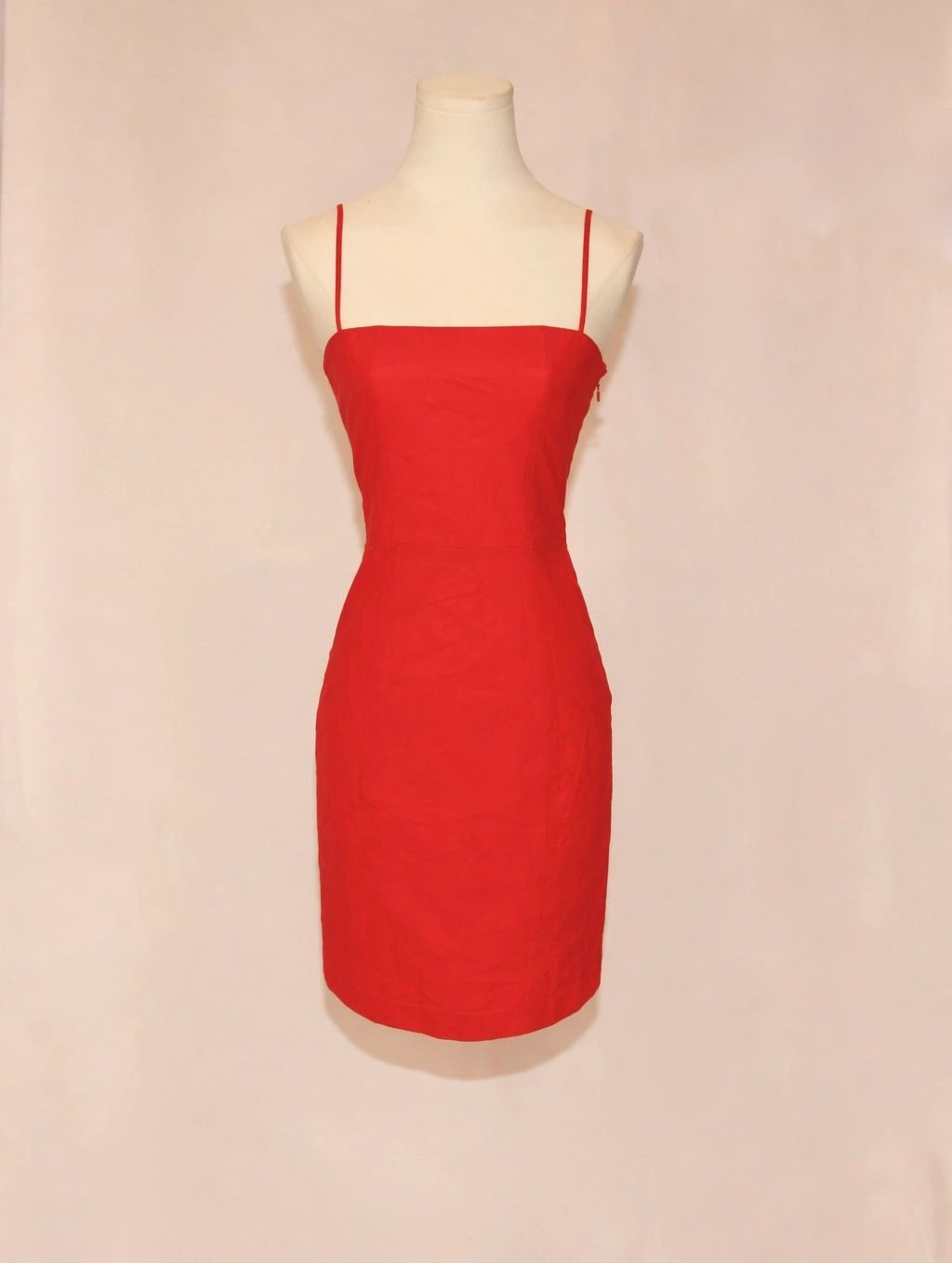 VNTG Alexander Wang Red Lambskin Leather Dress- Size XS