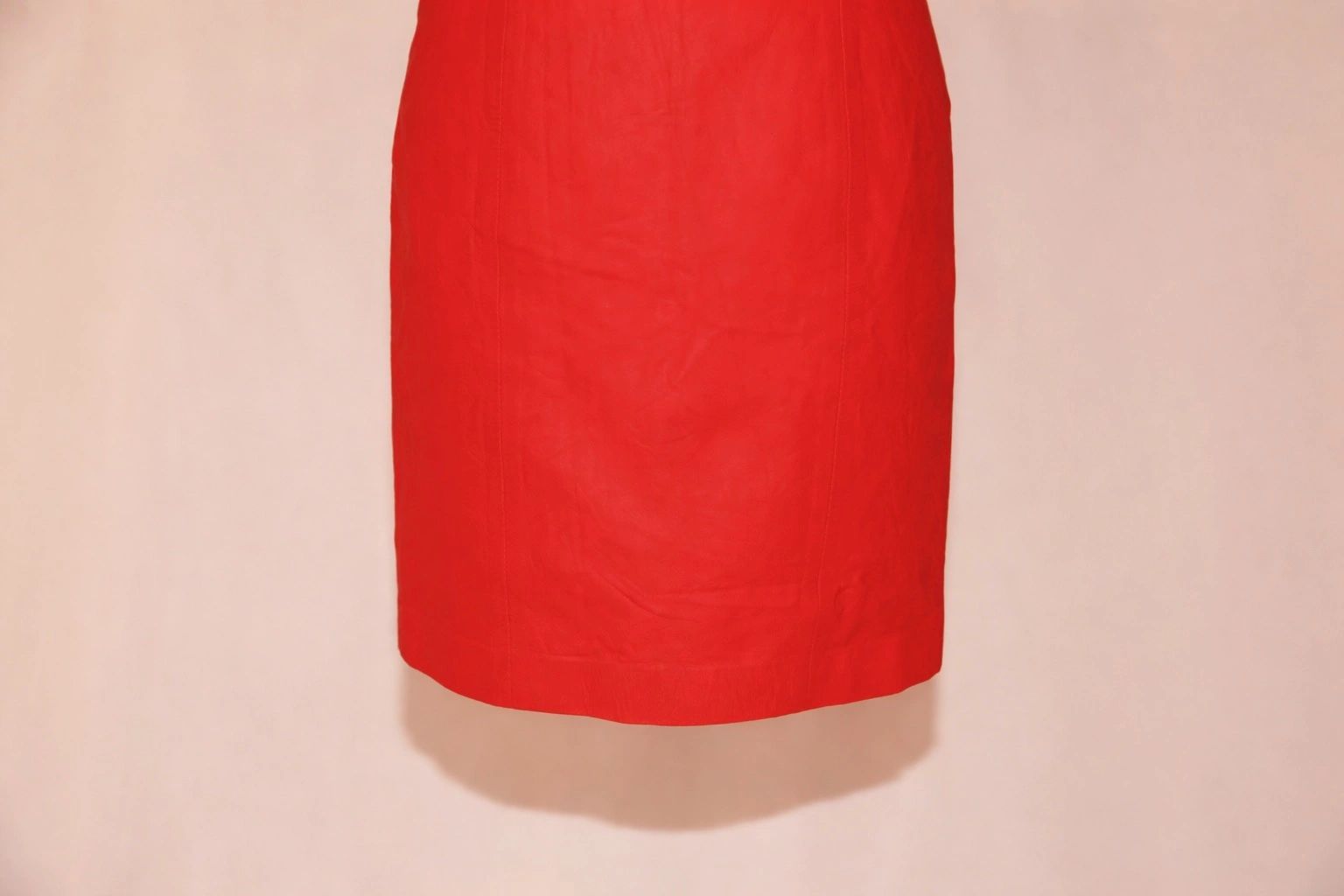VNTG Alexander Wang Red Lambskin Leather Dress- Size XS