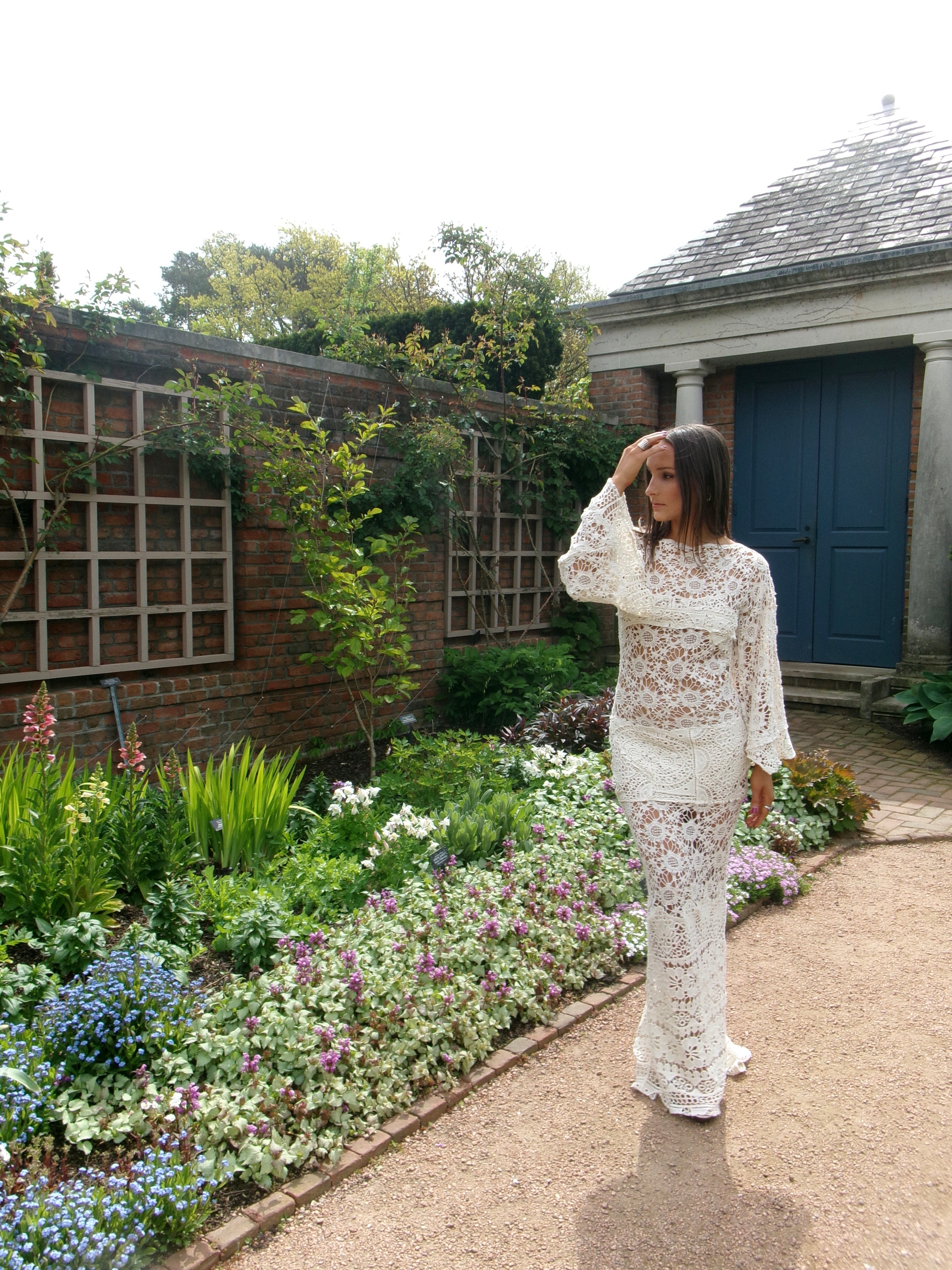 Florence At First Light - One-of-One Reconstructed Lace Dress