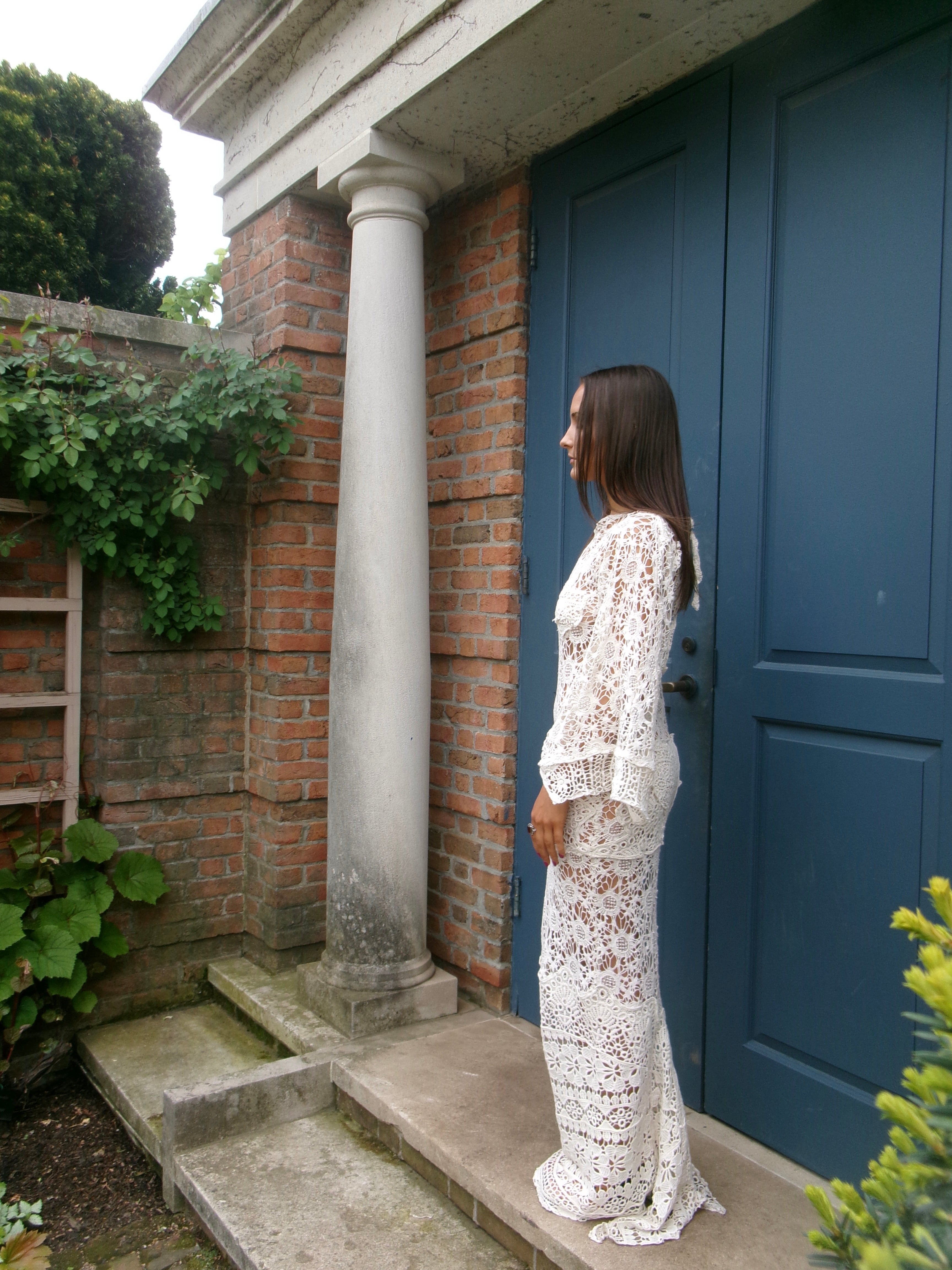 Florence At First Light - One-of-One Reconstructed Lace Dress