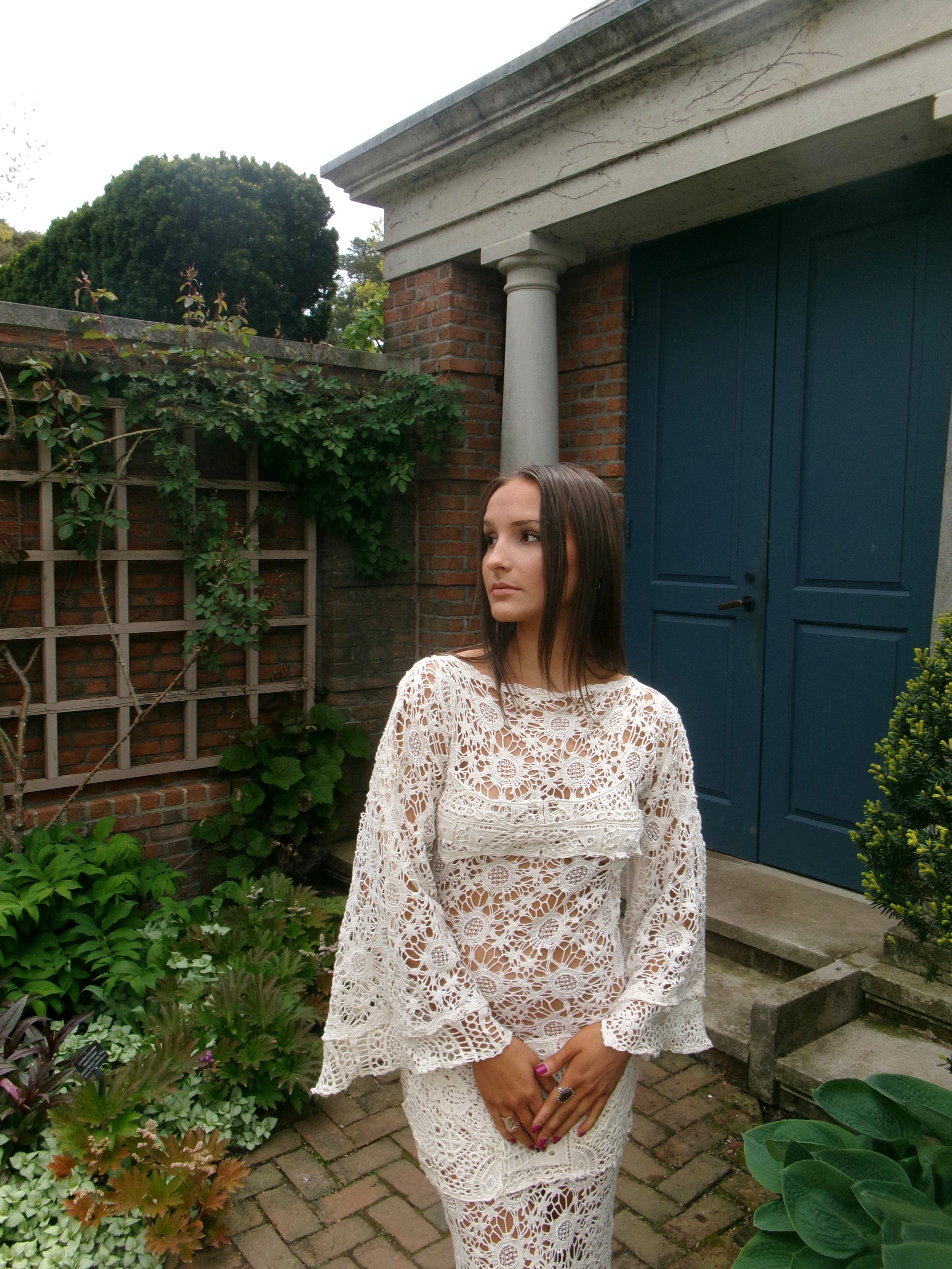 Florence At First Light - One-of-One Reconstructed Lace Dress