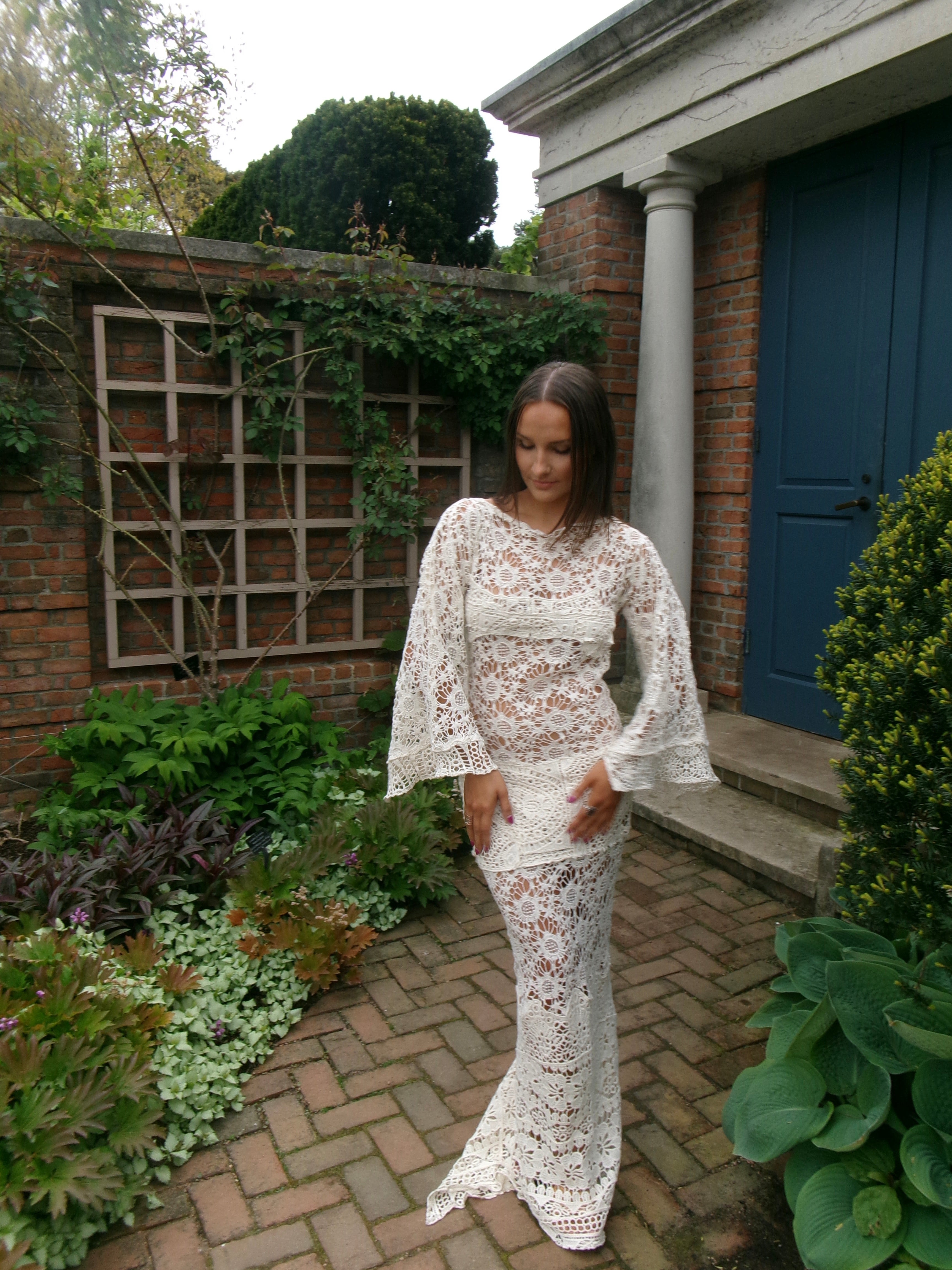 Florence At First Light - One-of-One Reconstructed Lace Dress