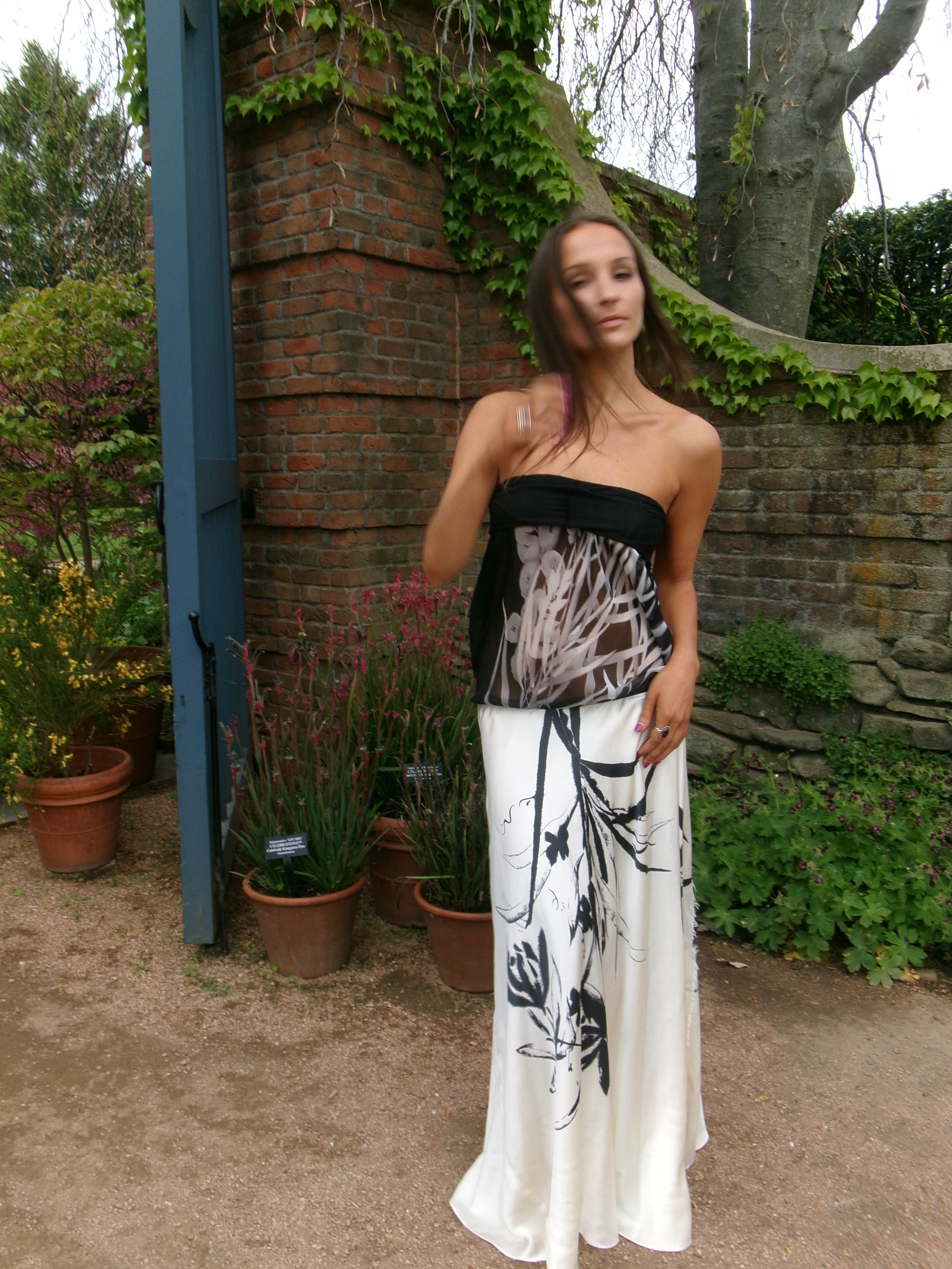 Evening in Nice - One-of-One Reconstructed Strapless Gown