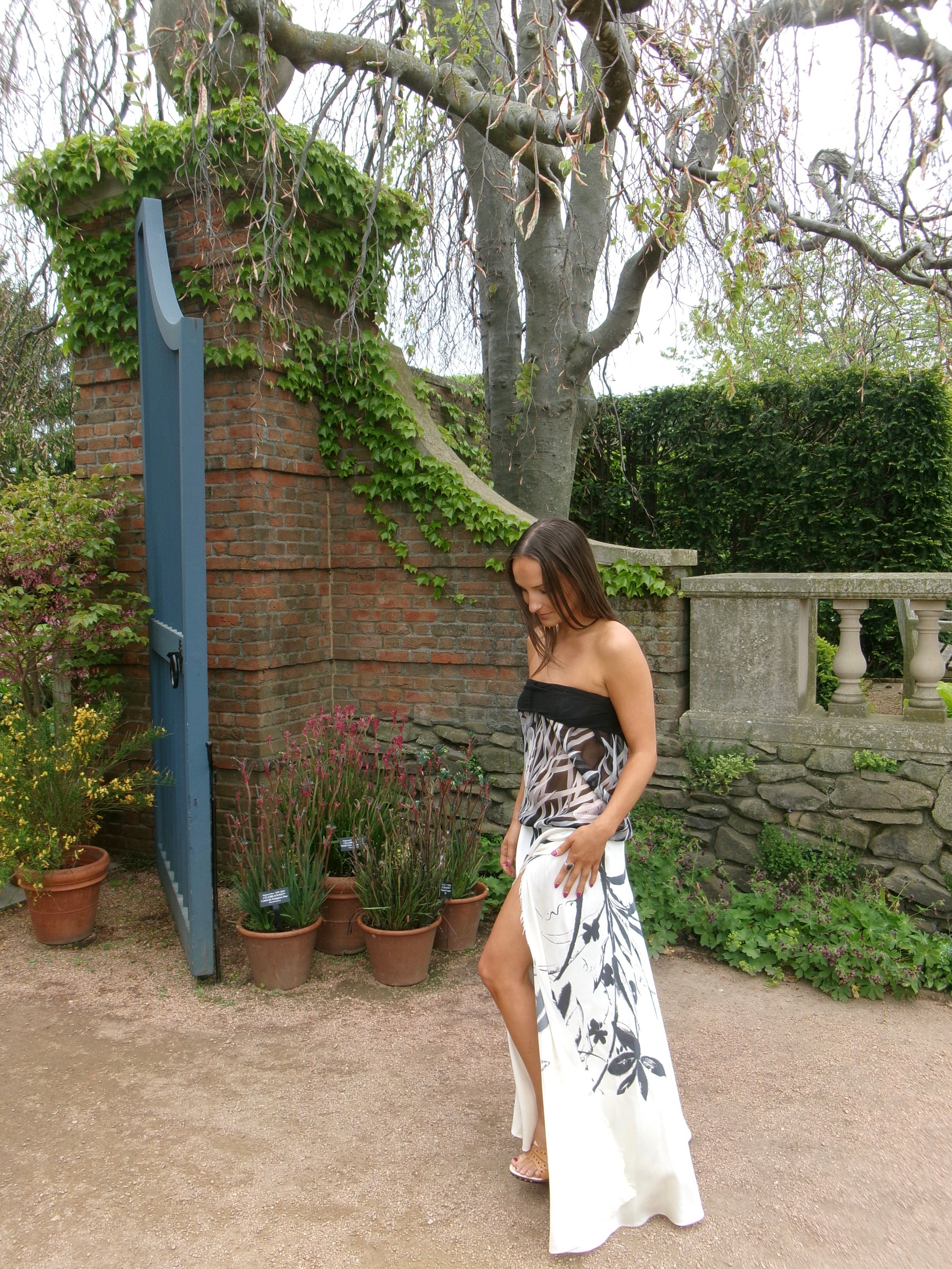 Evening in Nice - One-of-One Reconstructed Strapless Gown