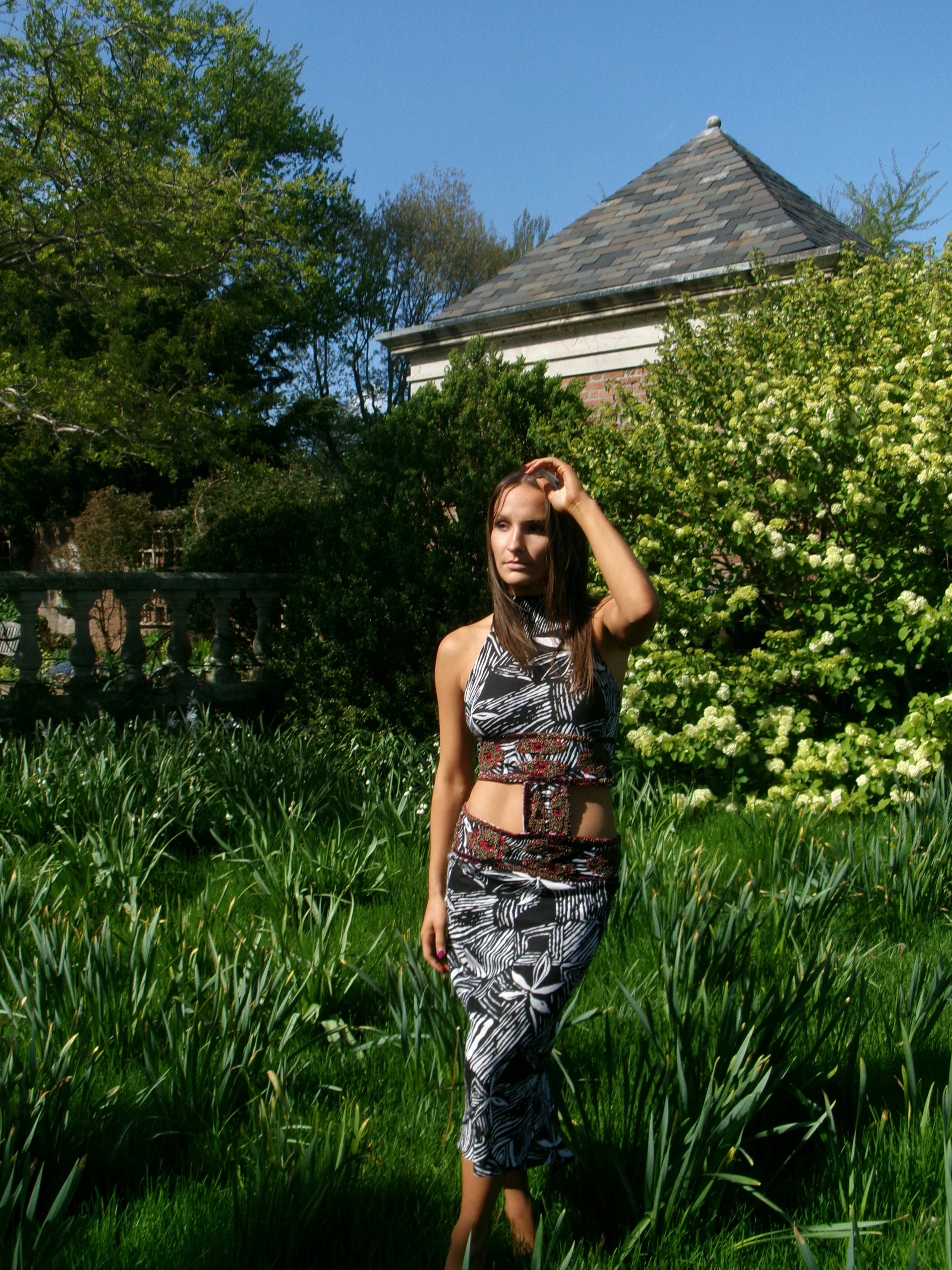 Venice at Dusk - One-of-One Reconstructed Beaded Halter Gown