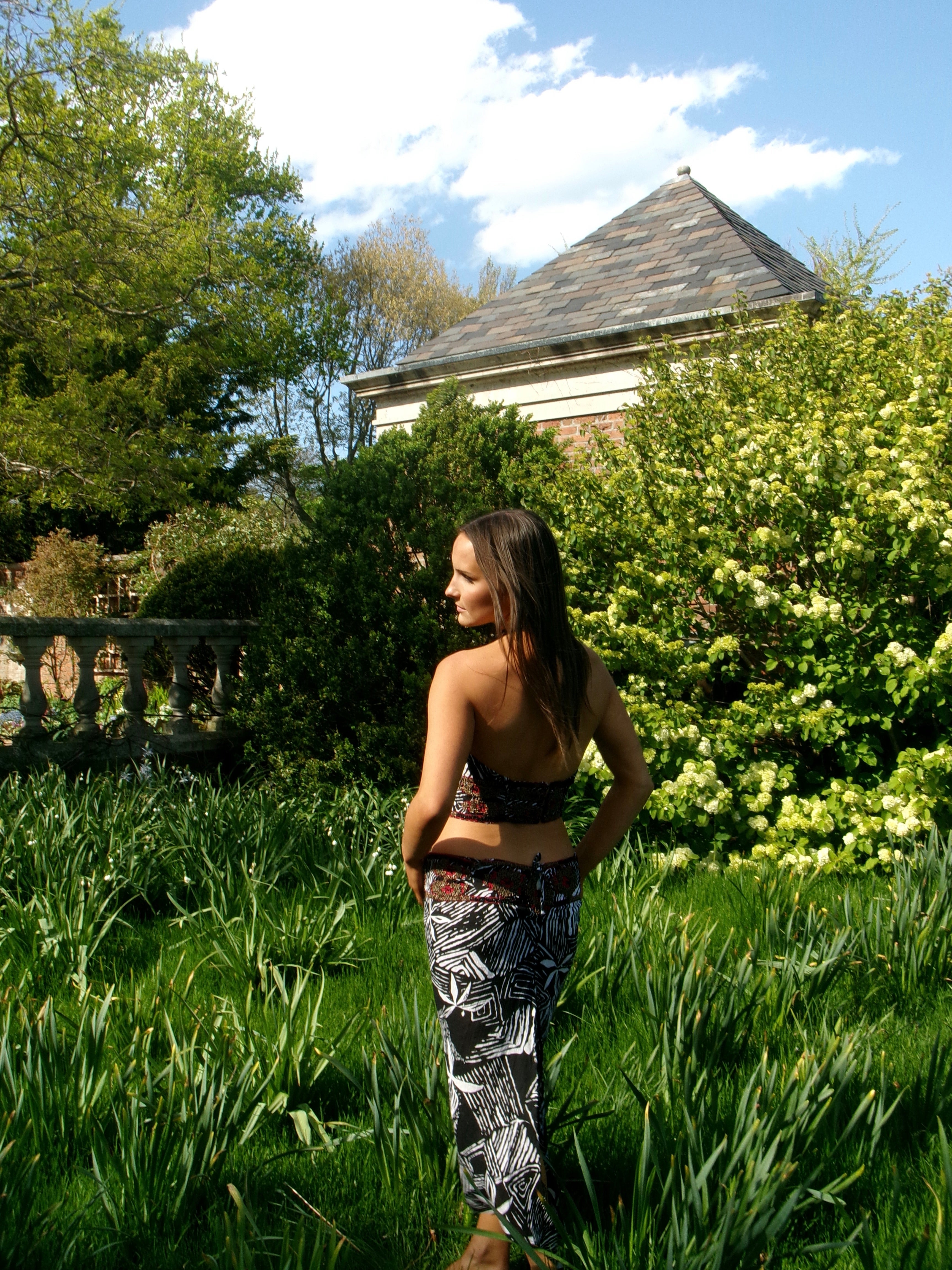 Venice at Dusk - One-of-One Reconstructed Beaded Halter Gown