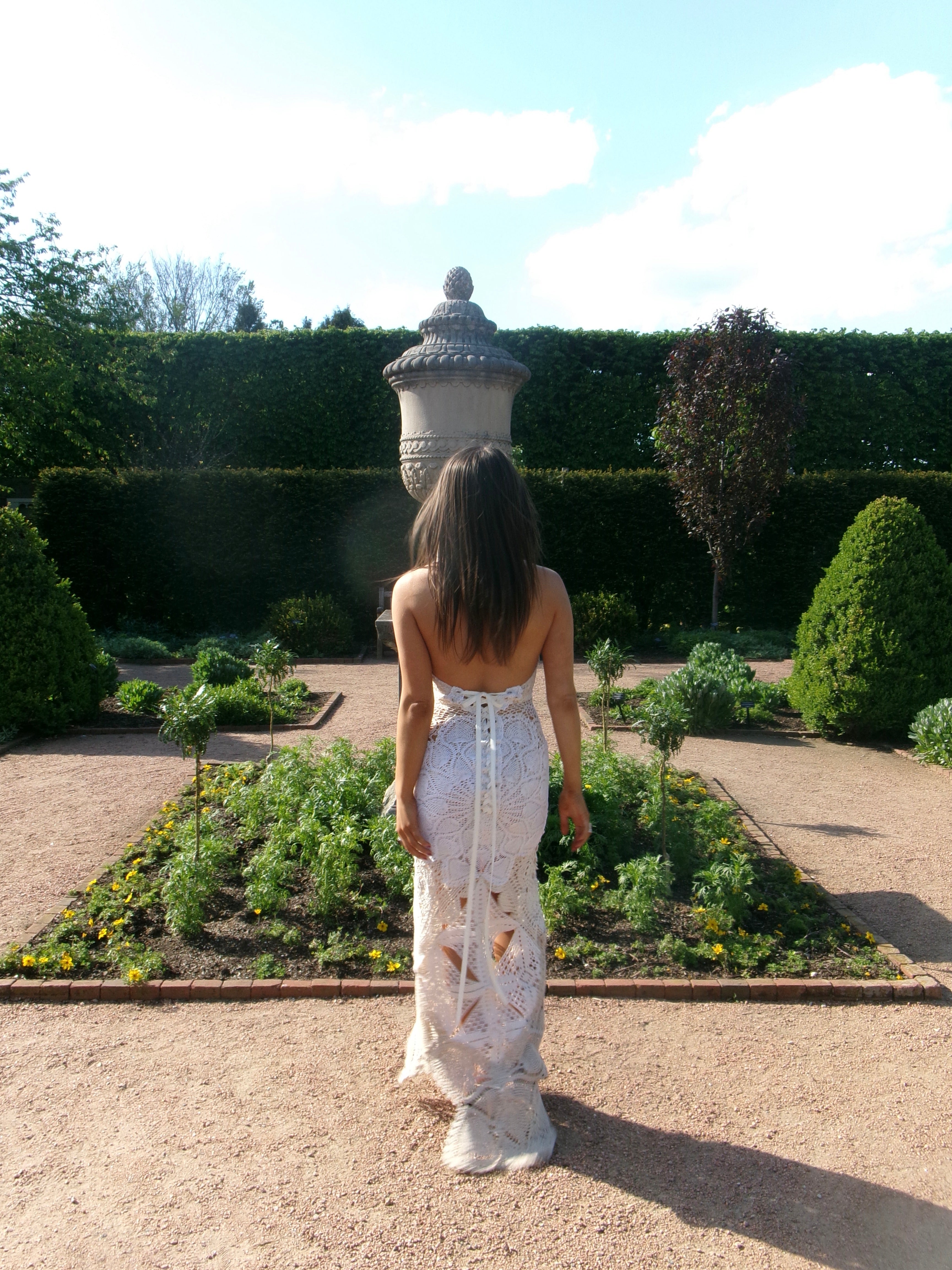 Heirloom Reimagined - One-of-One Reconstructed Doily Gown
