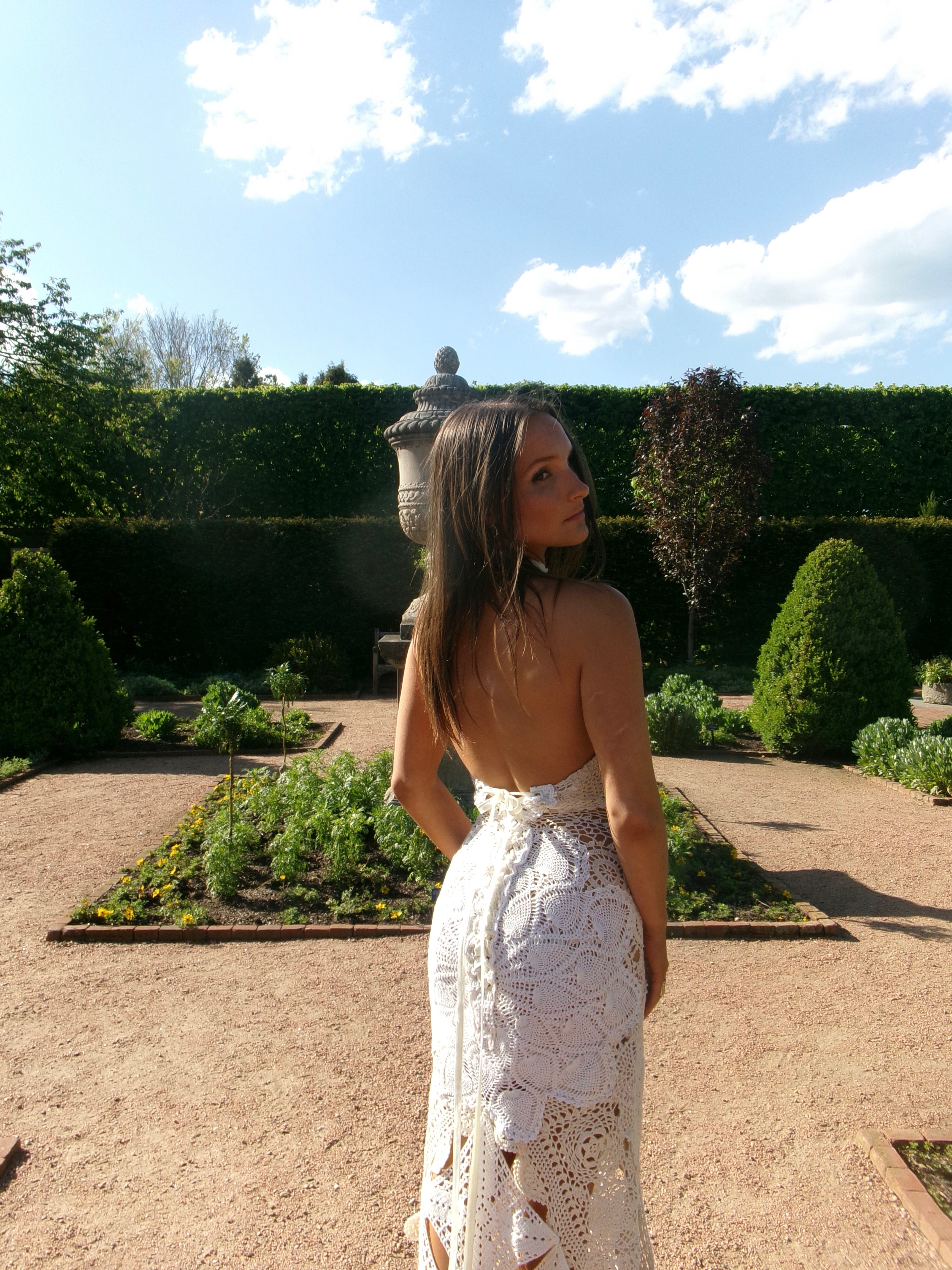 Heirloom Reimagined - One-of-One Reconstructed Doily Gown