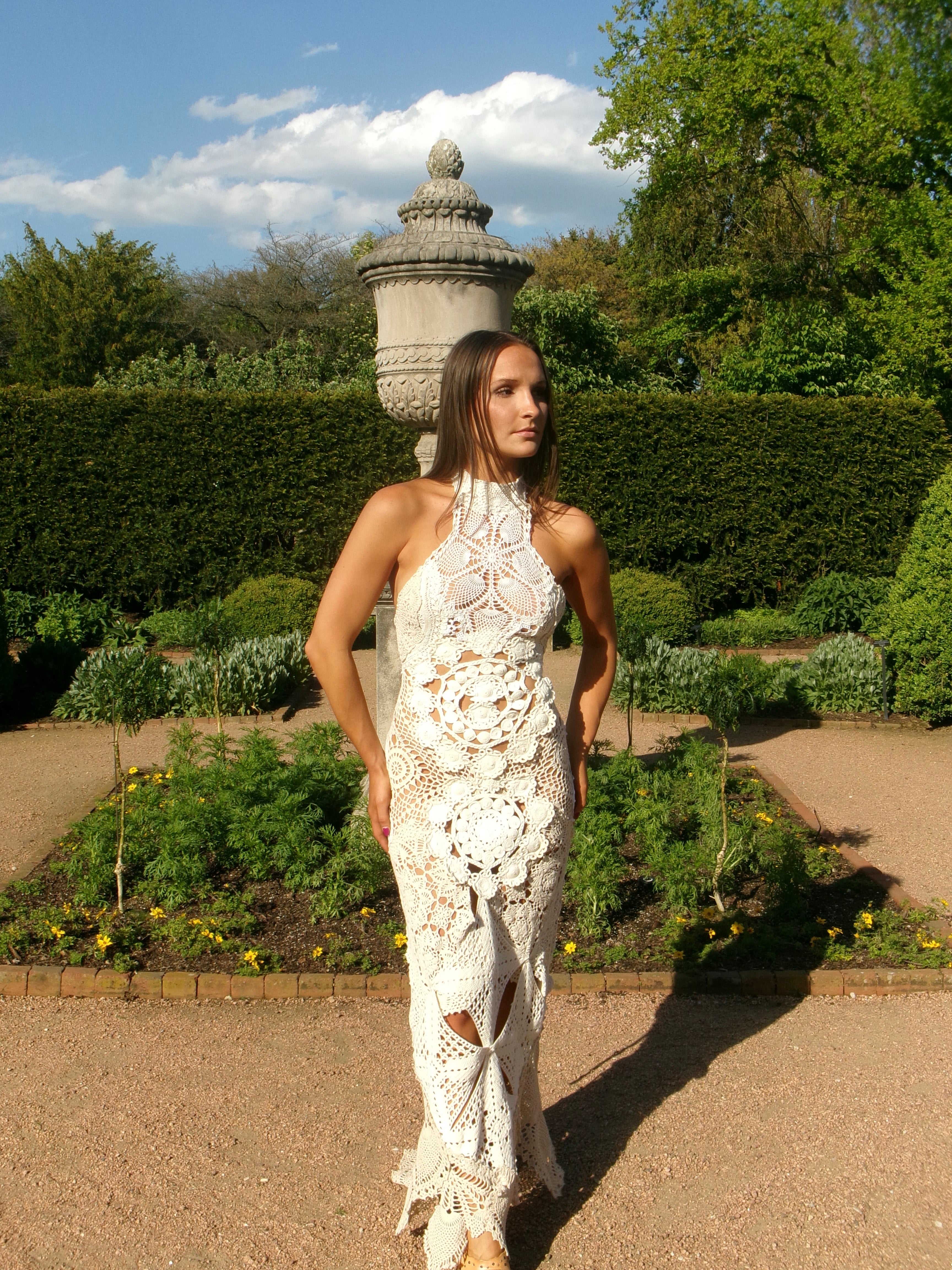 Heirloom Reimagined - One-of-One Reconstructed Doily Gown