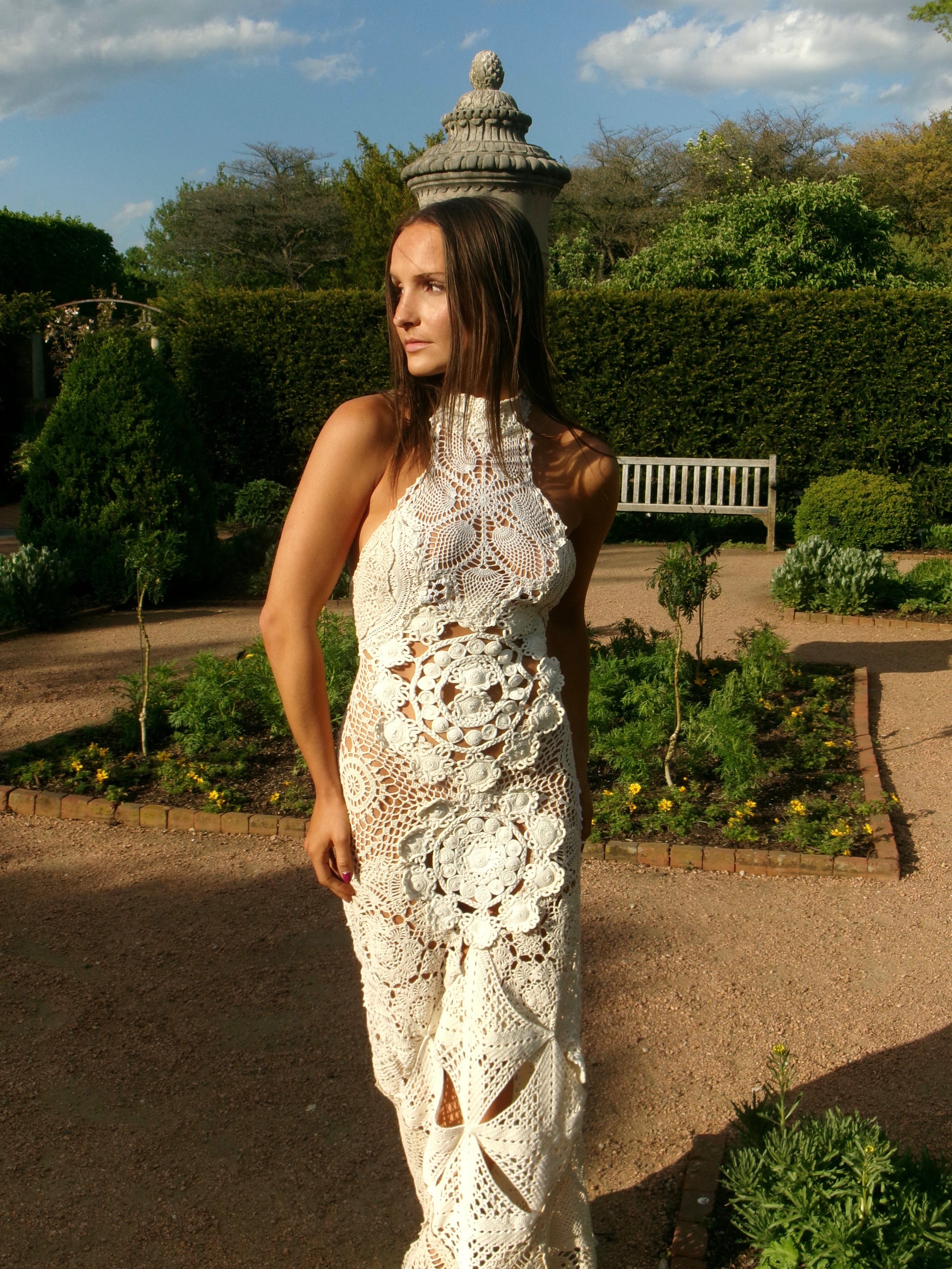 Heirloom Reimagined - One-of-One Reconstructed Doily Gown
