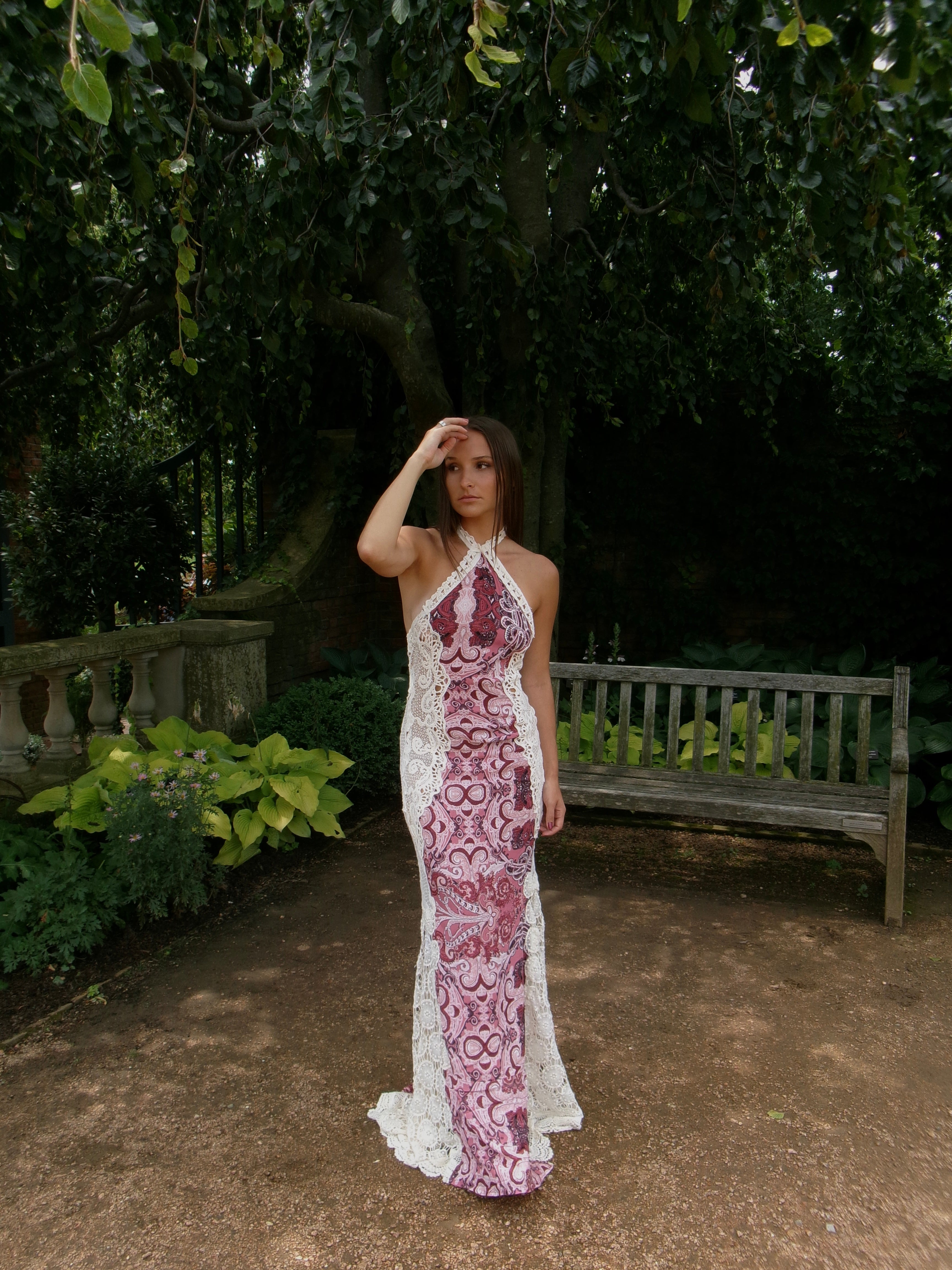 Siena Afterglow One-of-One Reconstructed Halter Gown