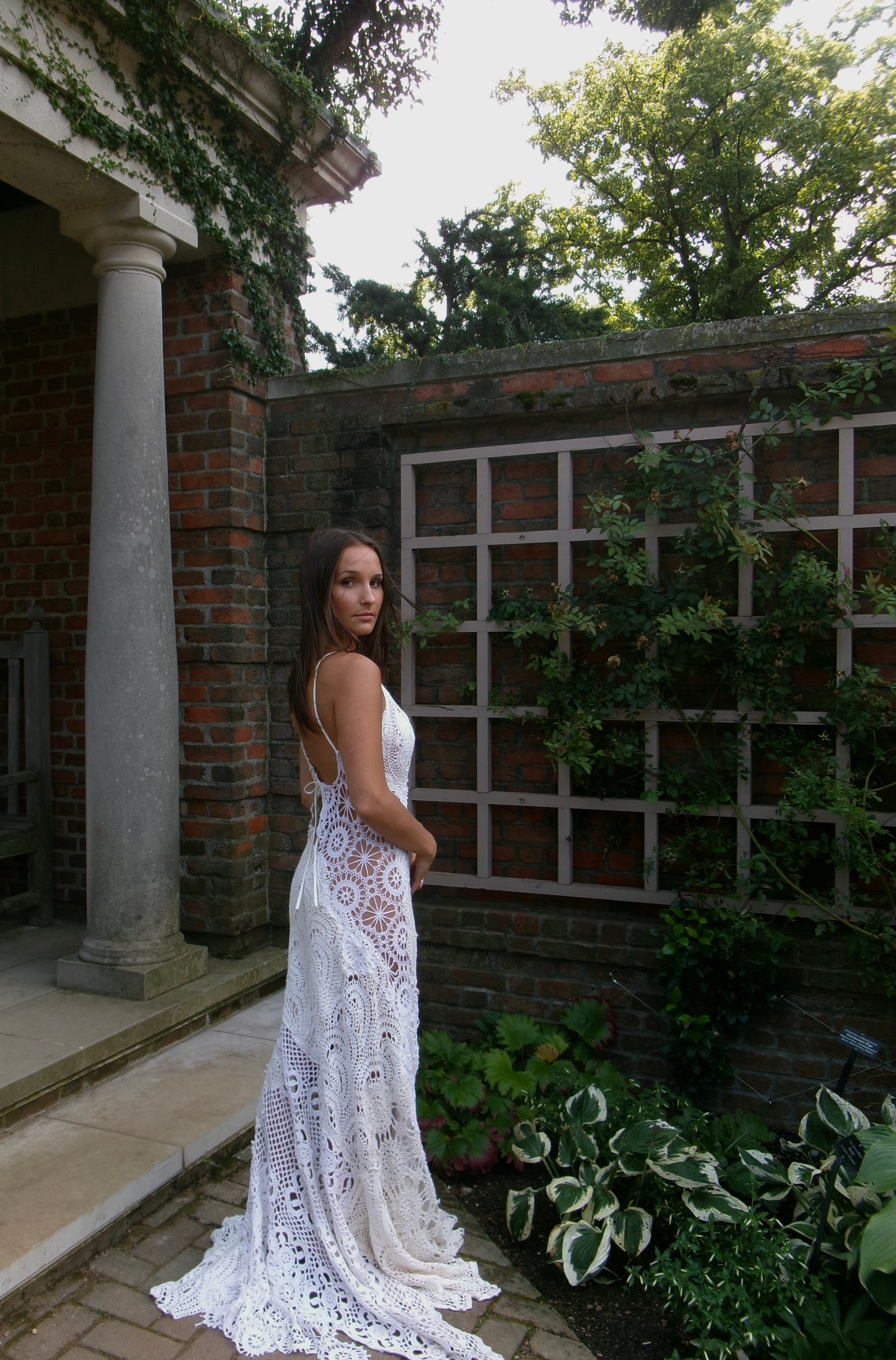 Provence Heirloom One-of-One Reconstructed Crochet Gown