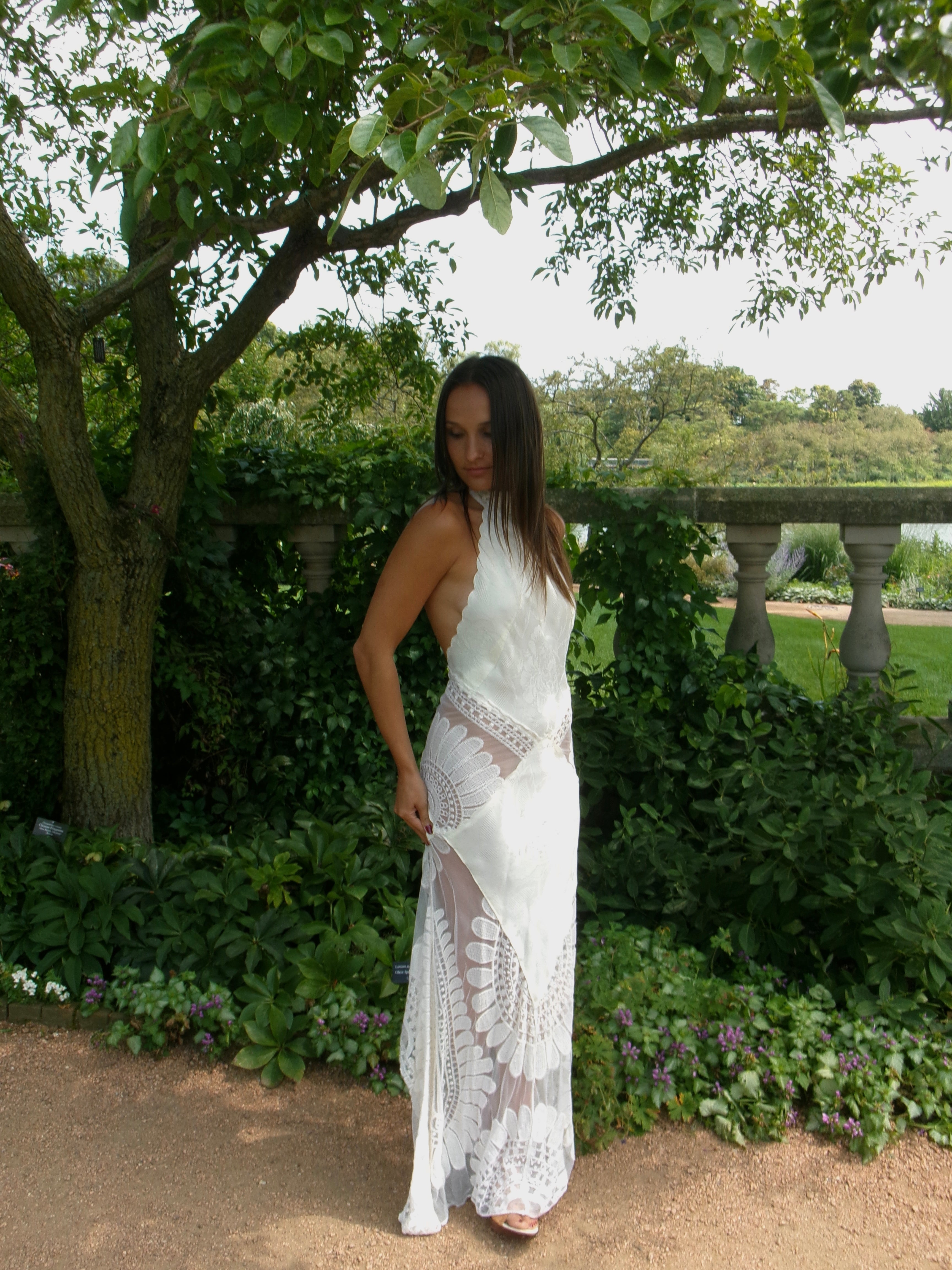 Quiet Reveal  One-of-One Reconstructed Halter Gown