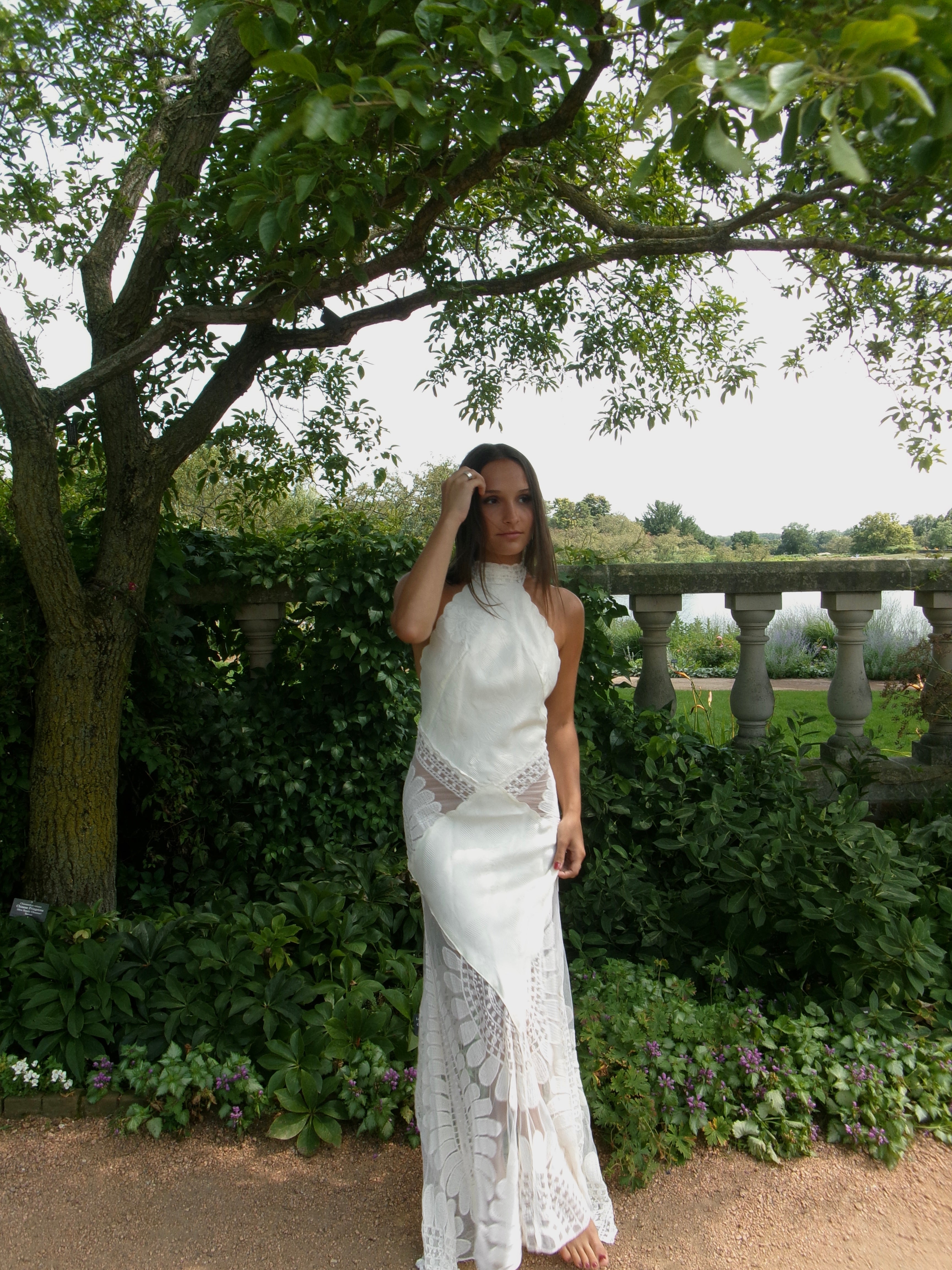 Quiet Reveal  One-of-One Reconstructed Halter Gown