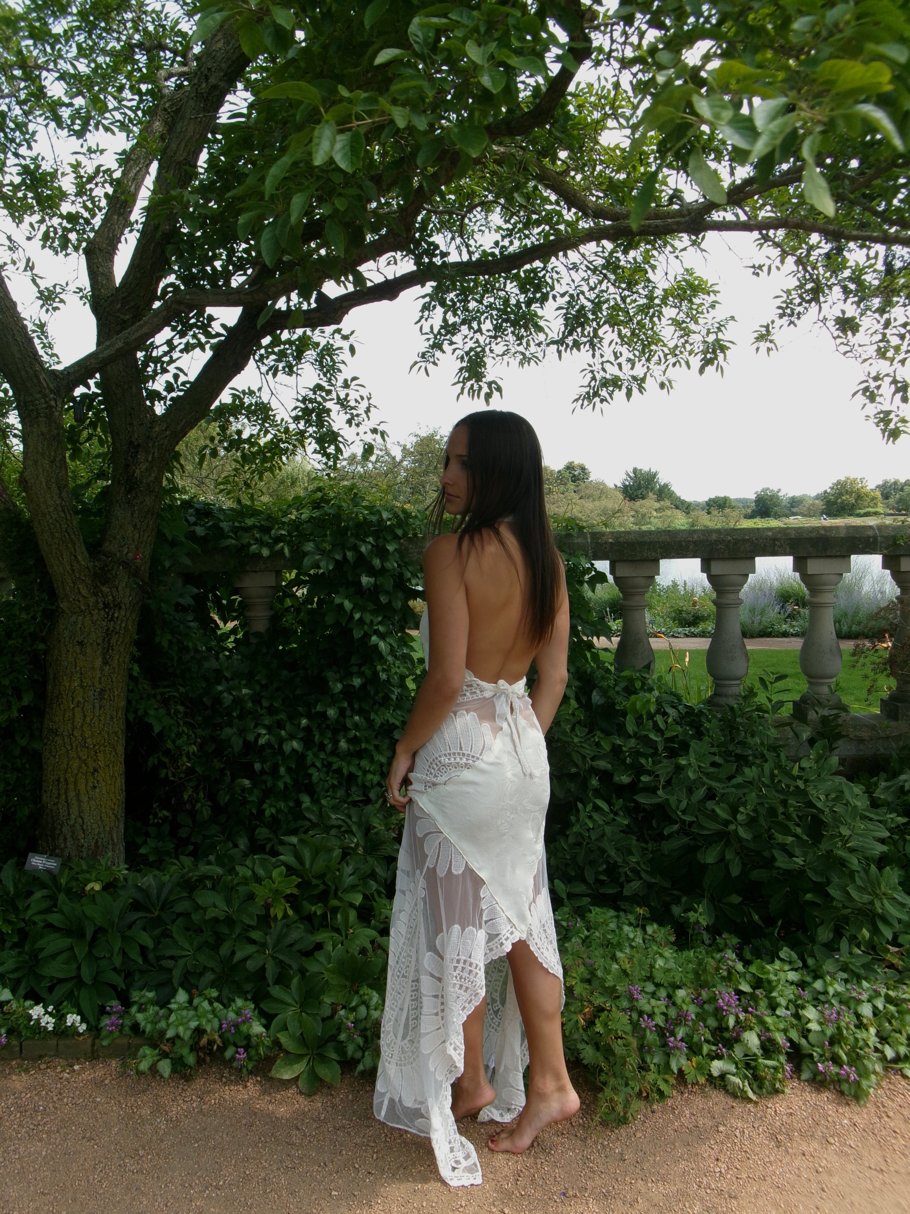 Quiet Reveal  One-of-One Reconstructed Halter Gown