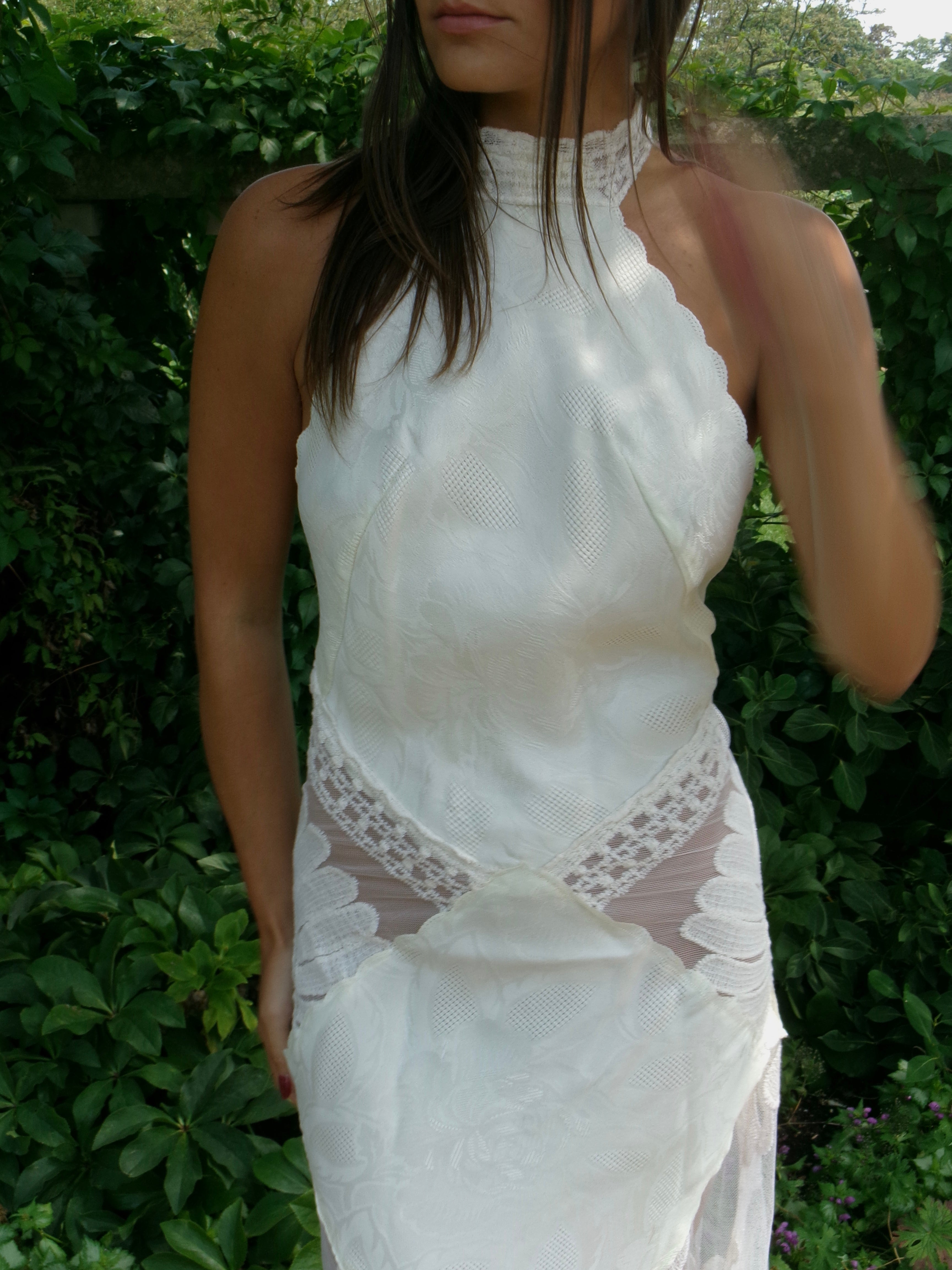 Quiet Reveal  One-of-One Reconstructed Halter Gown