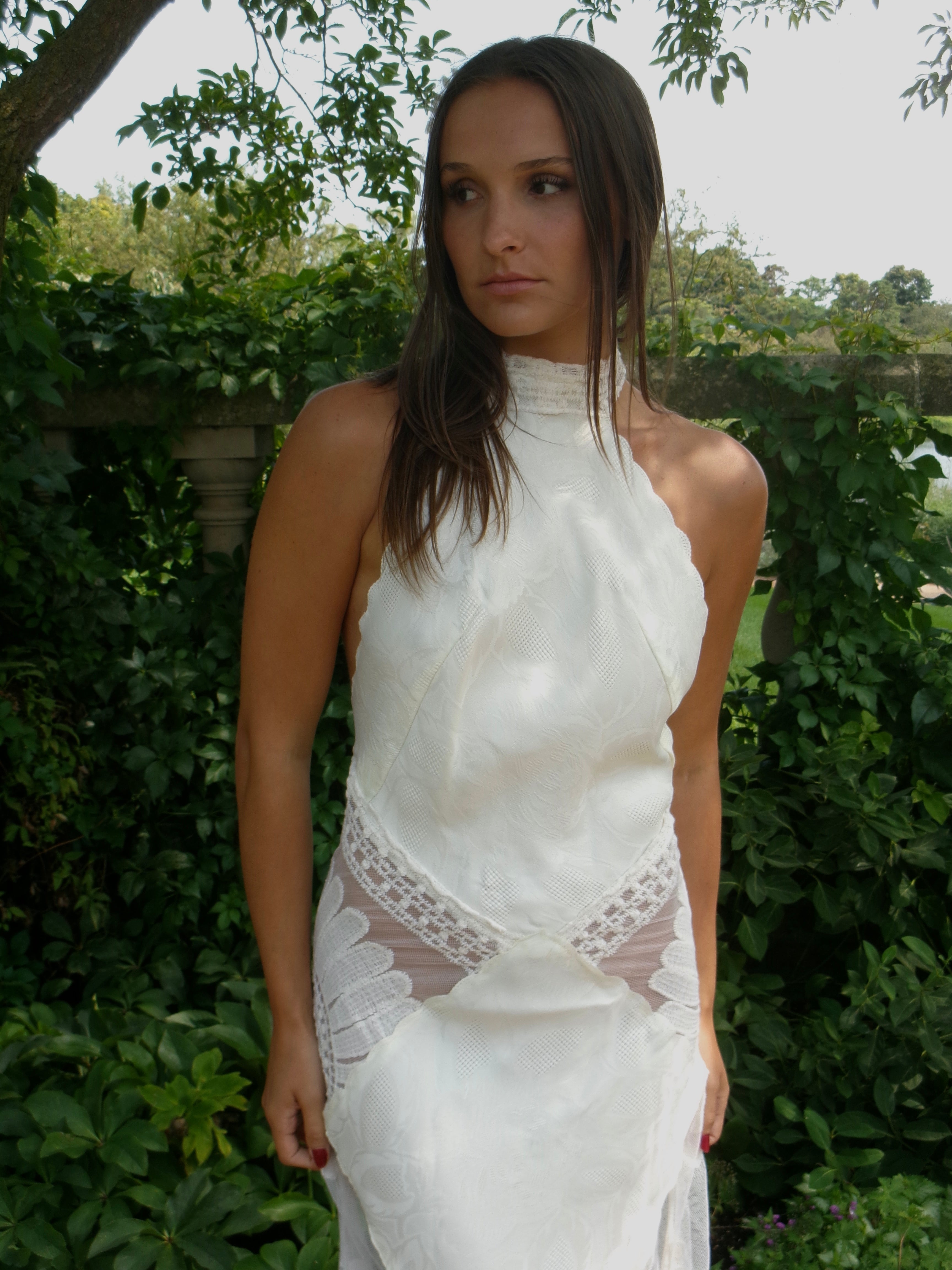 Quiet Reveal  One-of-One Reconstructed Halter Gown