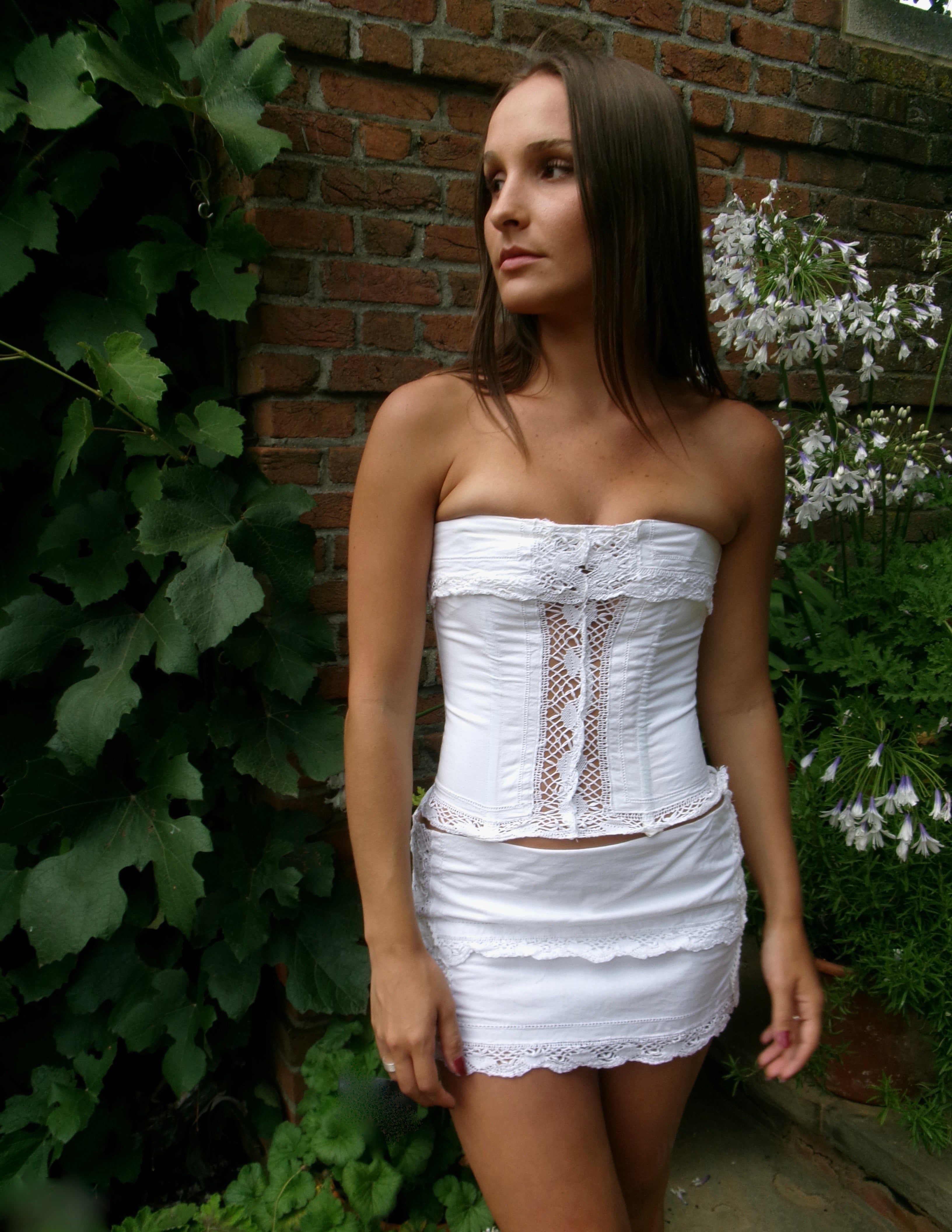 Gordes morning One-of-One Reconstructed Corset Set