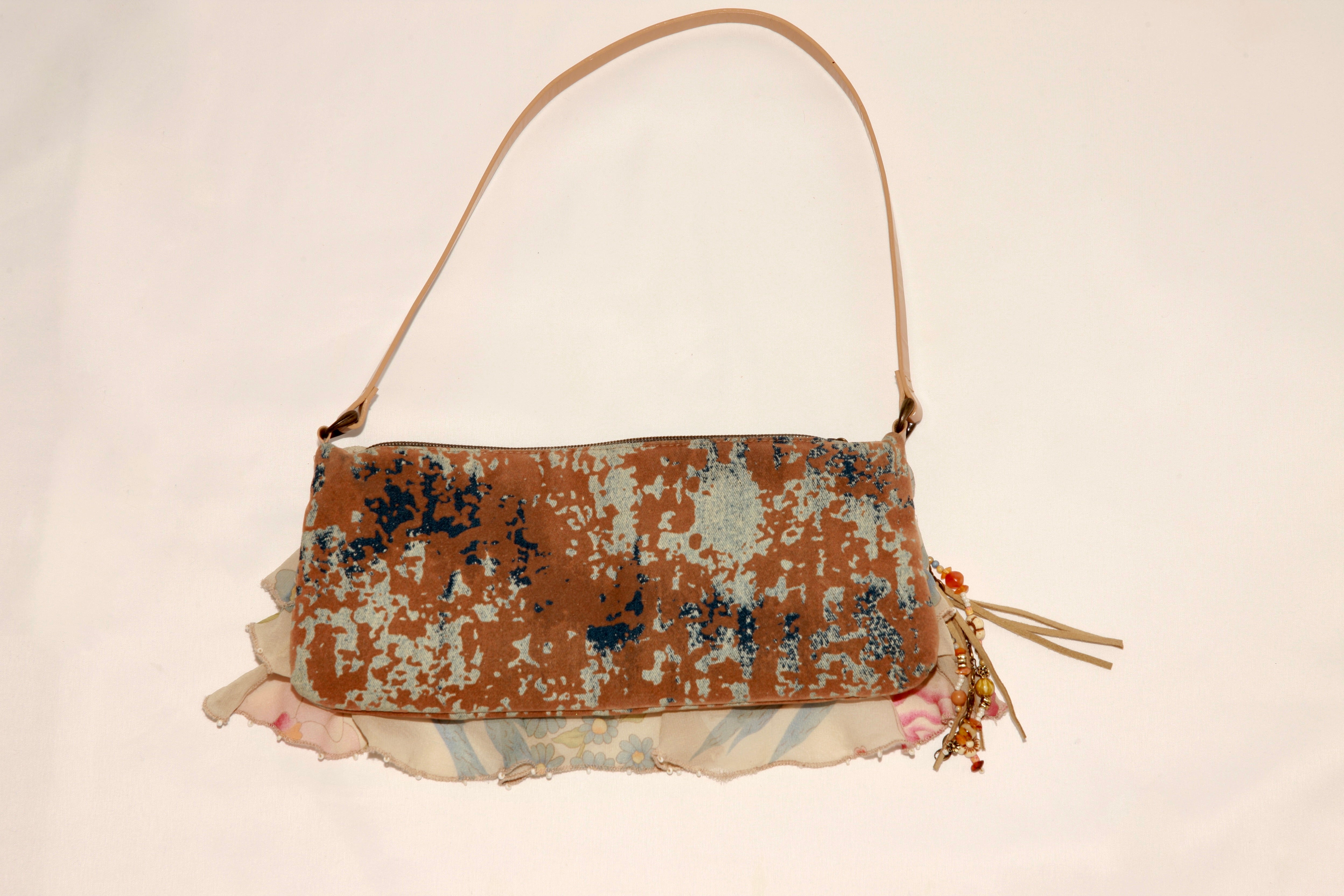 VNTG Mary Frances Embellished Floral Shoulder Bag