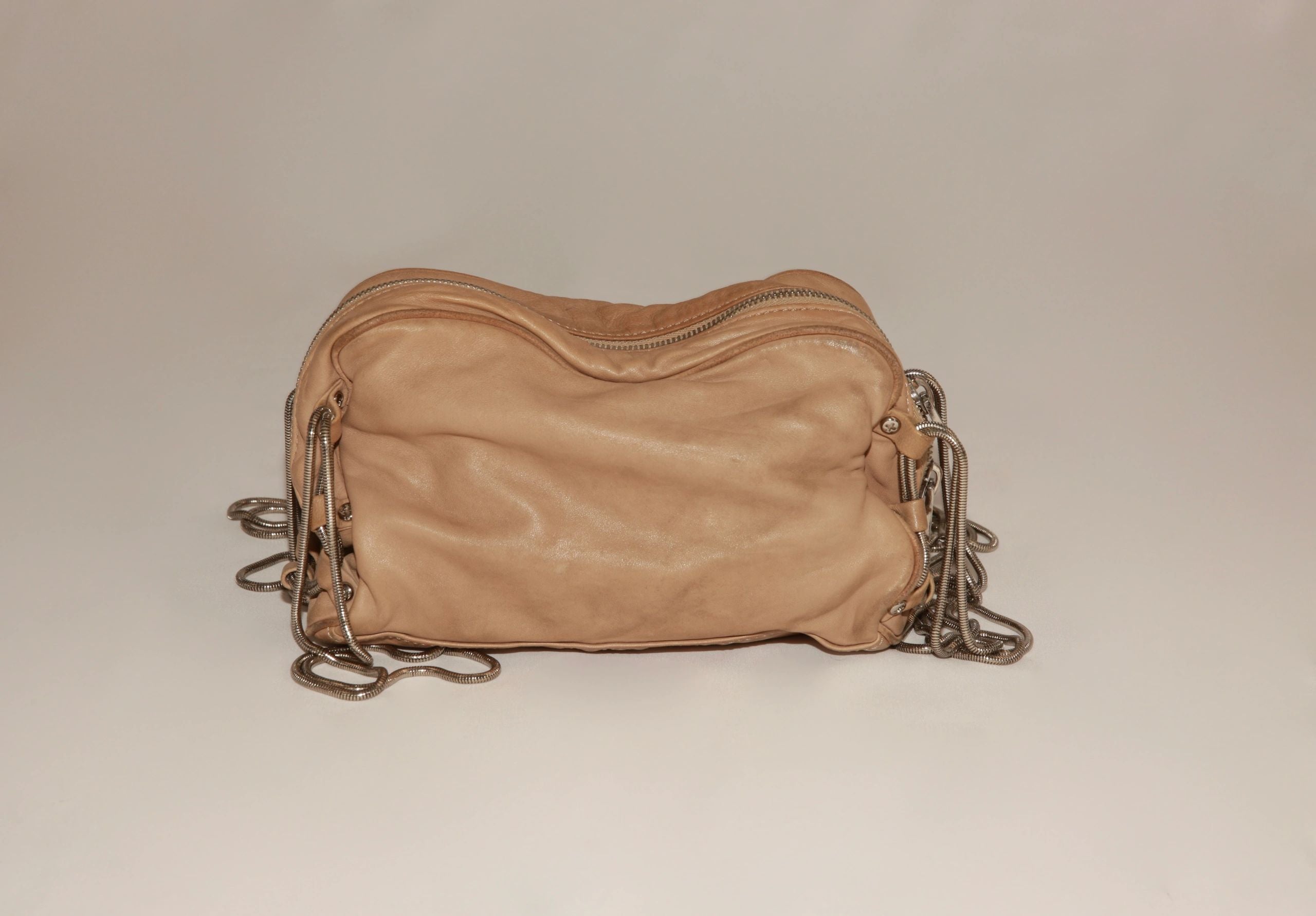 VNTG Leather Alexander Wang Multi-Zip Crossbody Bag
