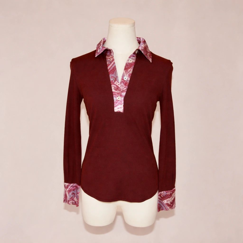 VNTG Dolce & Gabbana Paisley Long Sleeve - Size 4