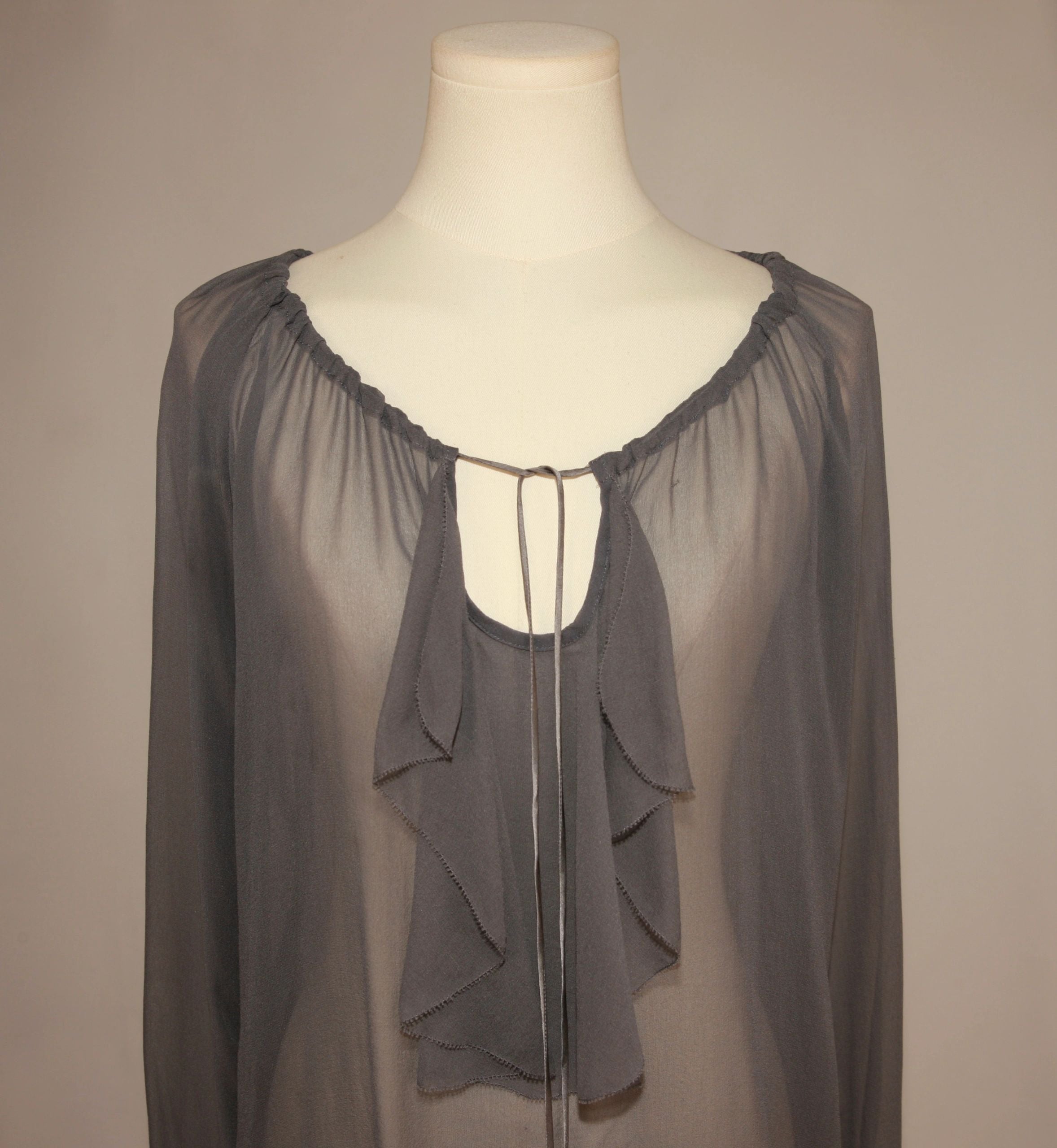 VNTG Silk 7 For All Mankind Blouse - Size S