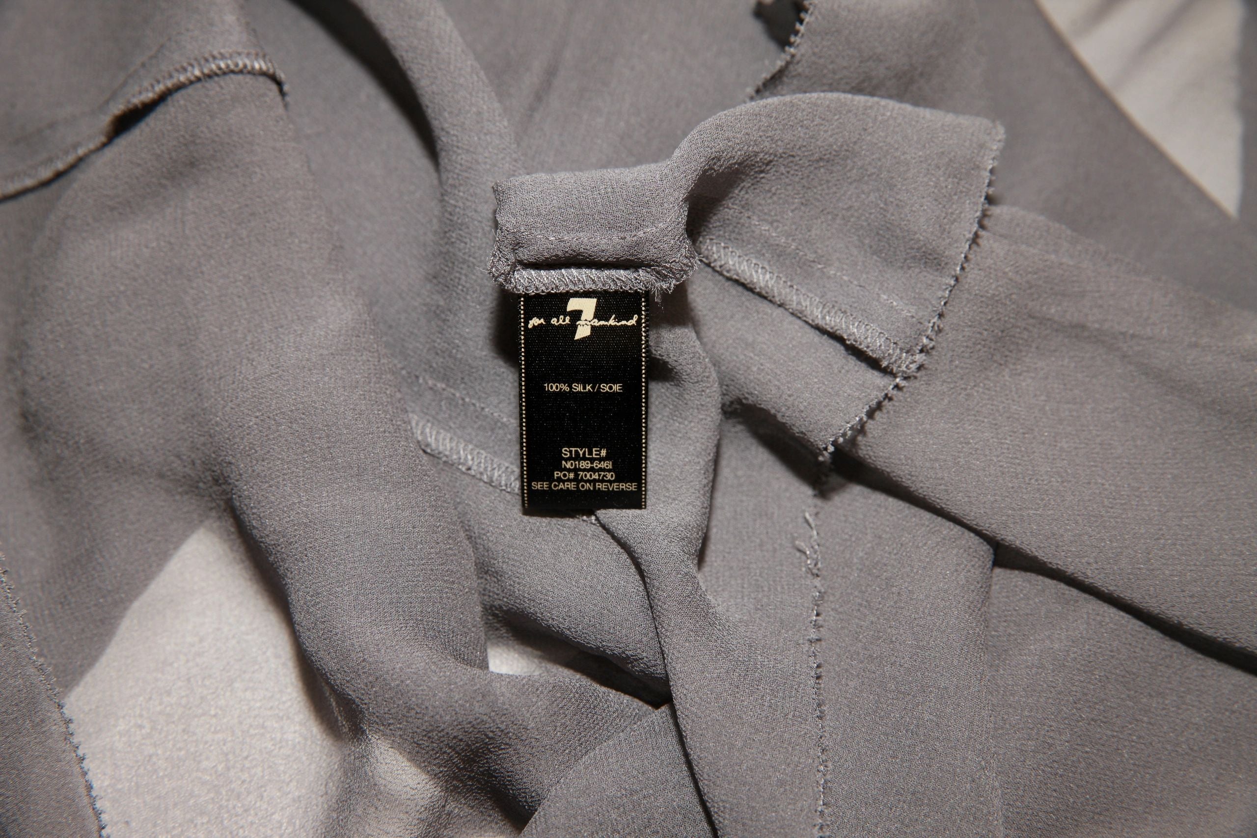 VNTG Silk 7 For All Mankind Blouse - Size S
