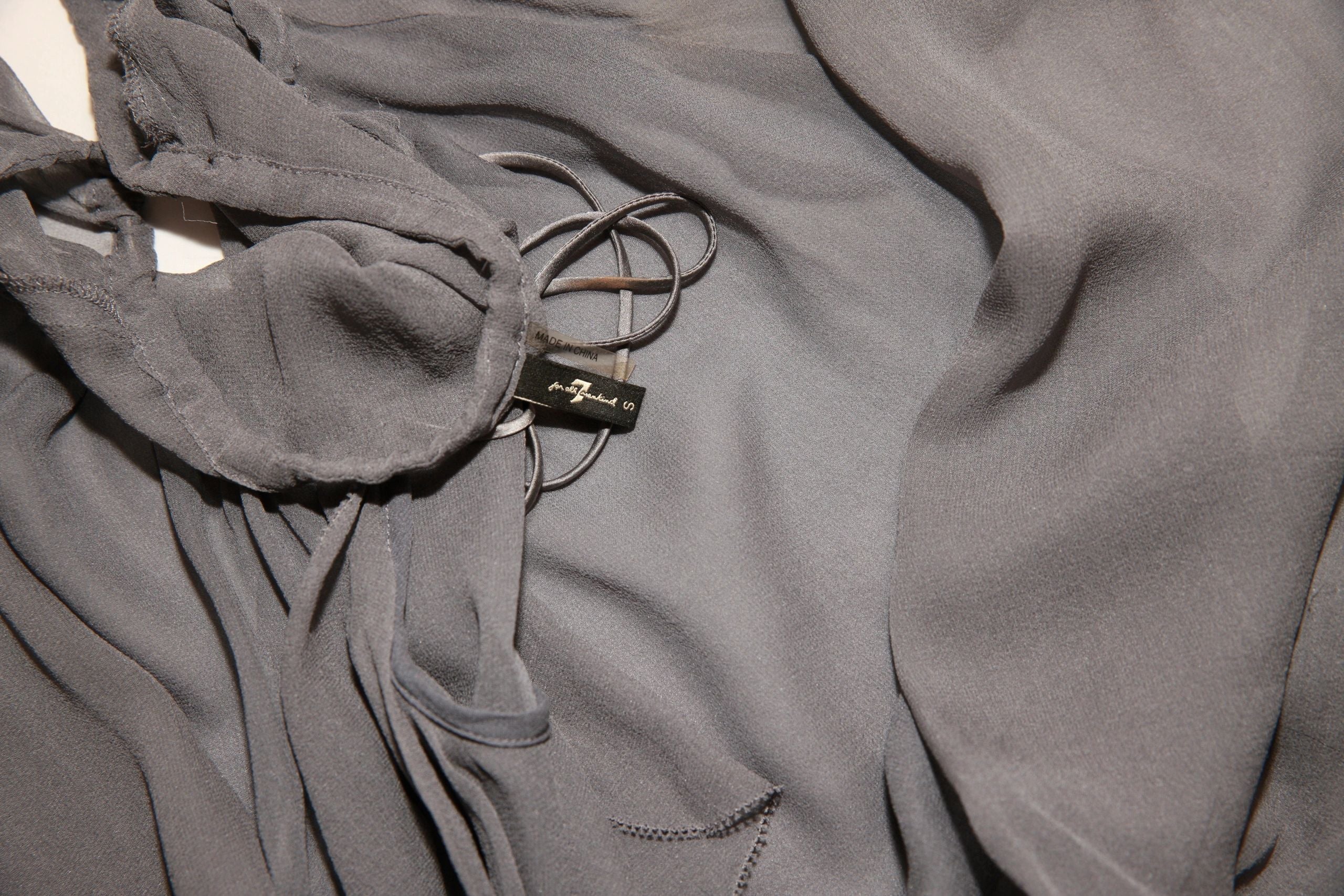 VNTG Silk 7 For All Mankind Blouse - Size S