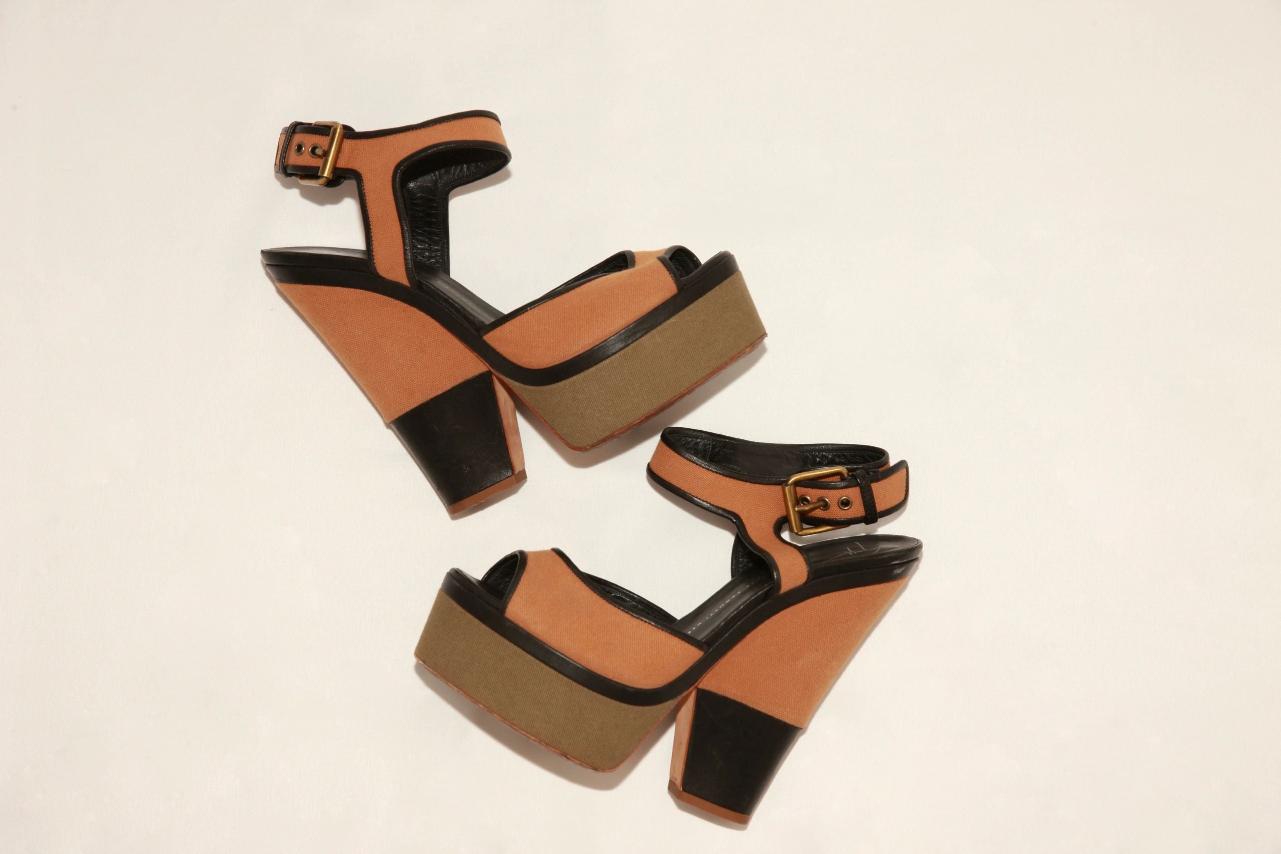 VNTG Chunky Giuseppe Zanotti Platform Heels - Size 40