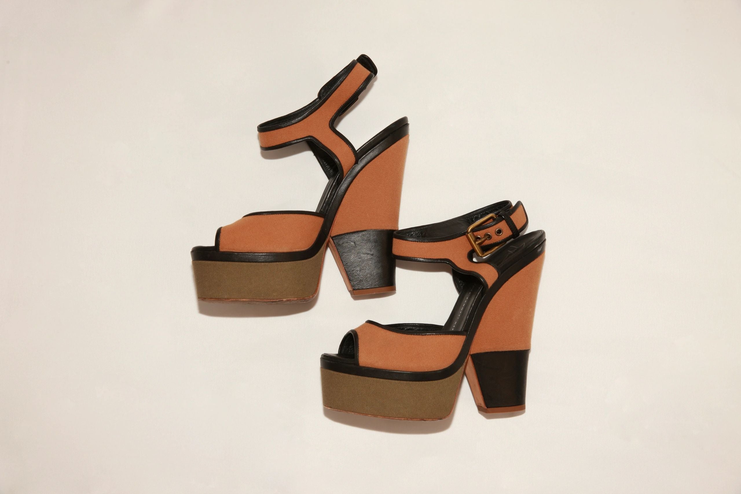 VNTG Chunky Giuseppe Zanotti Platform Heels - Size 40