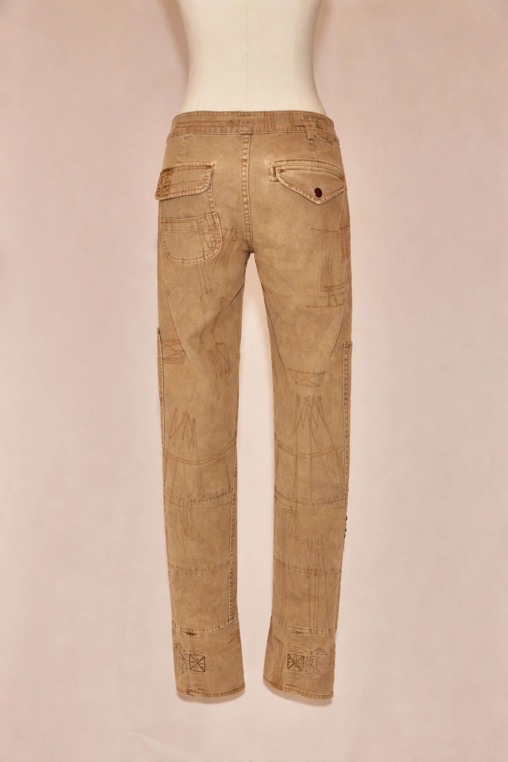VNTG Ralph Lauren Khaki Utility Pants - Size 26