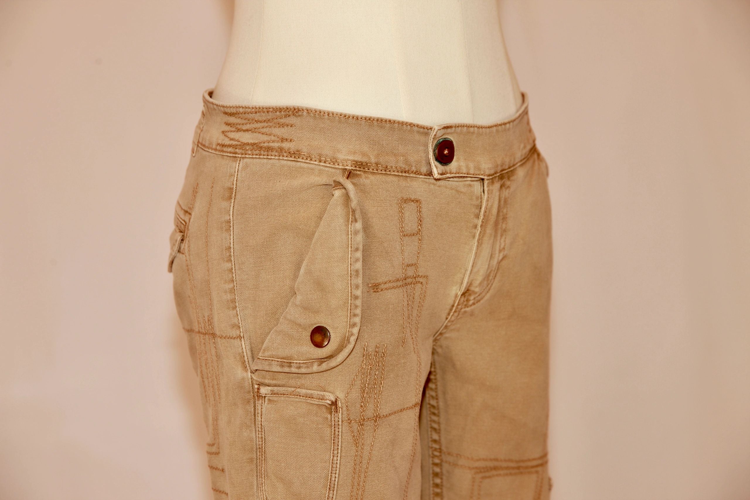 VNTG Ralph Lauren Khaki Utility Pants - Size 26