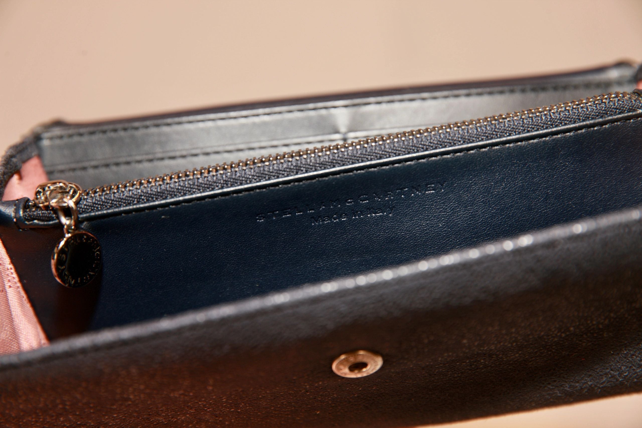 VNTG Stella McCartney Falabella Black Chain Wallet
