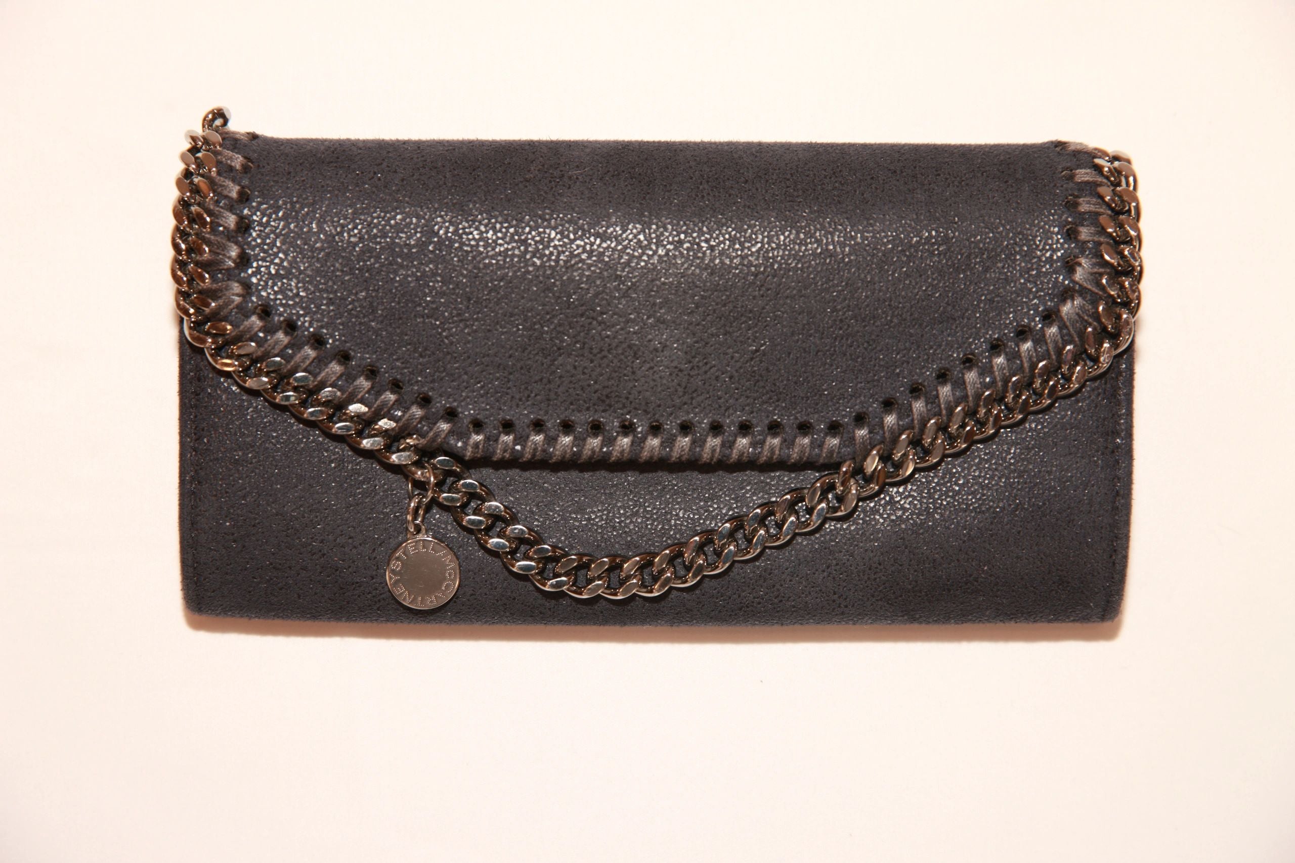 VNTG Stella McCartney Falabella Black Chain Wallet