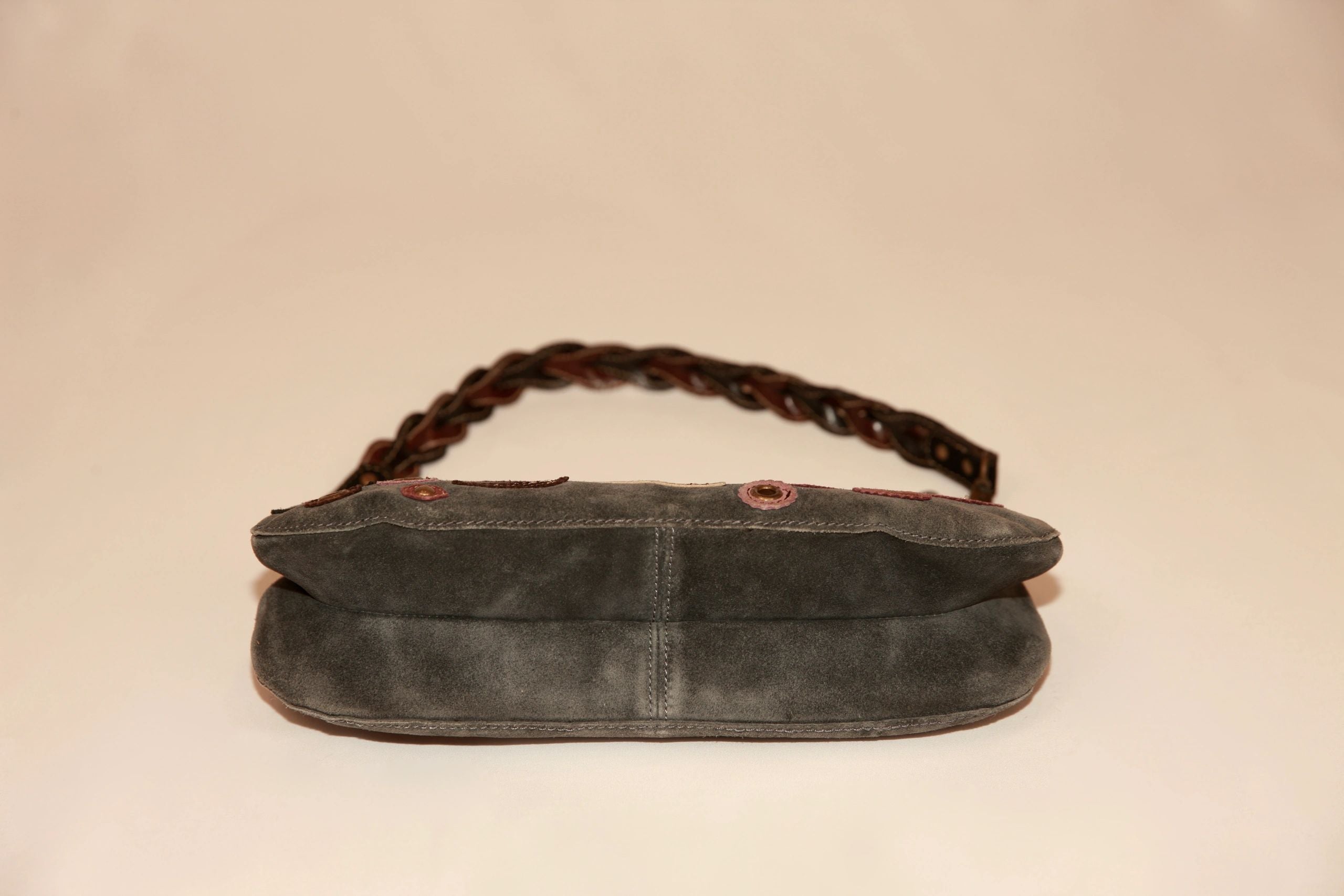VNTG Rafé New York Embellished Leather Floral Shoulder Bag